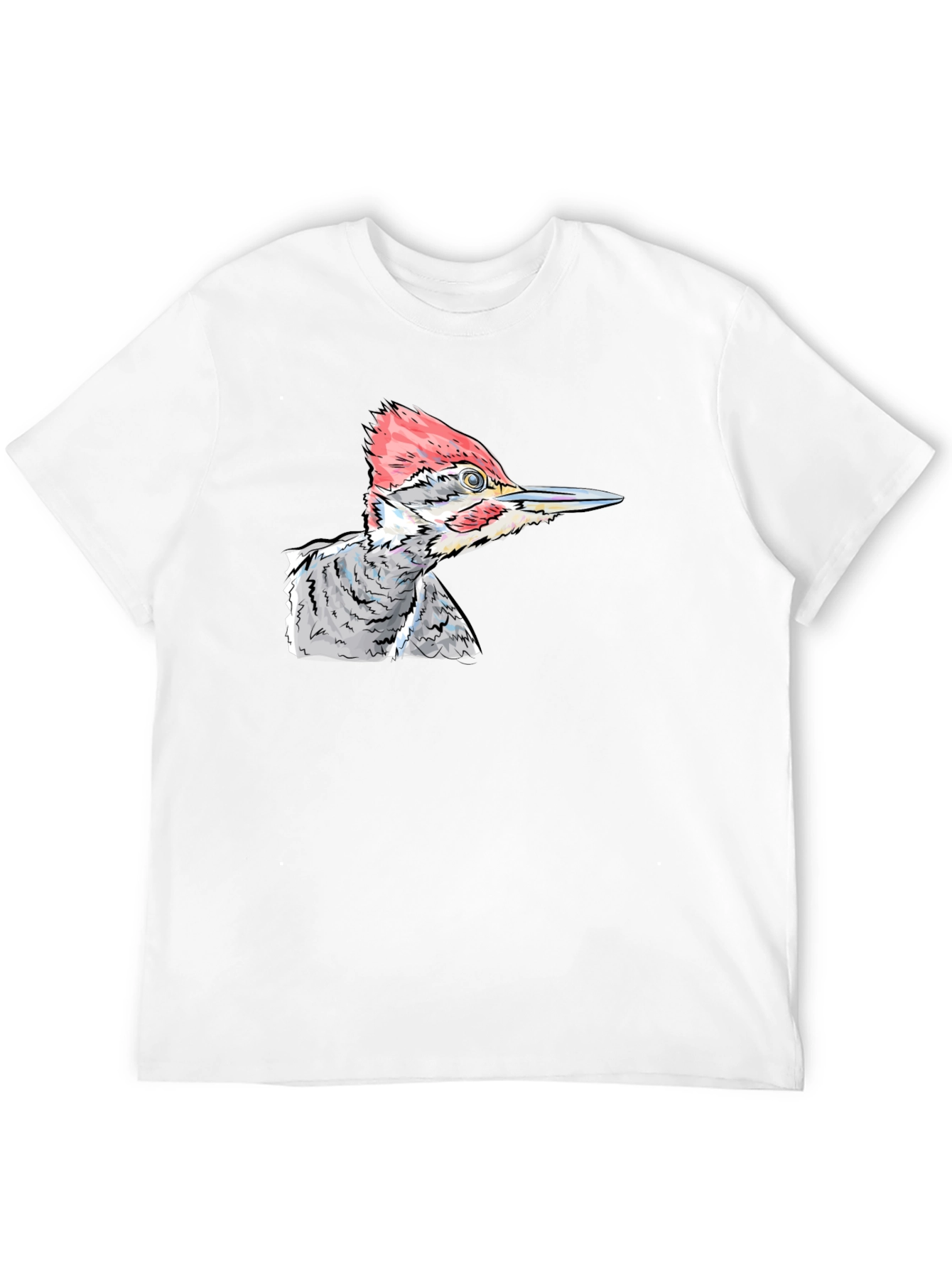 Woodpecker Graphic T-Shirt - Unique Bird Design