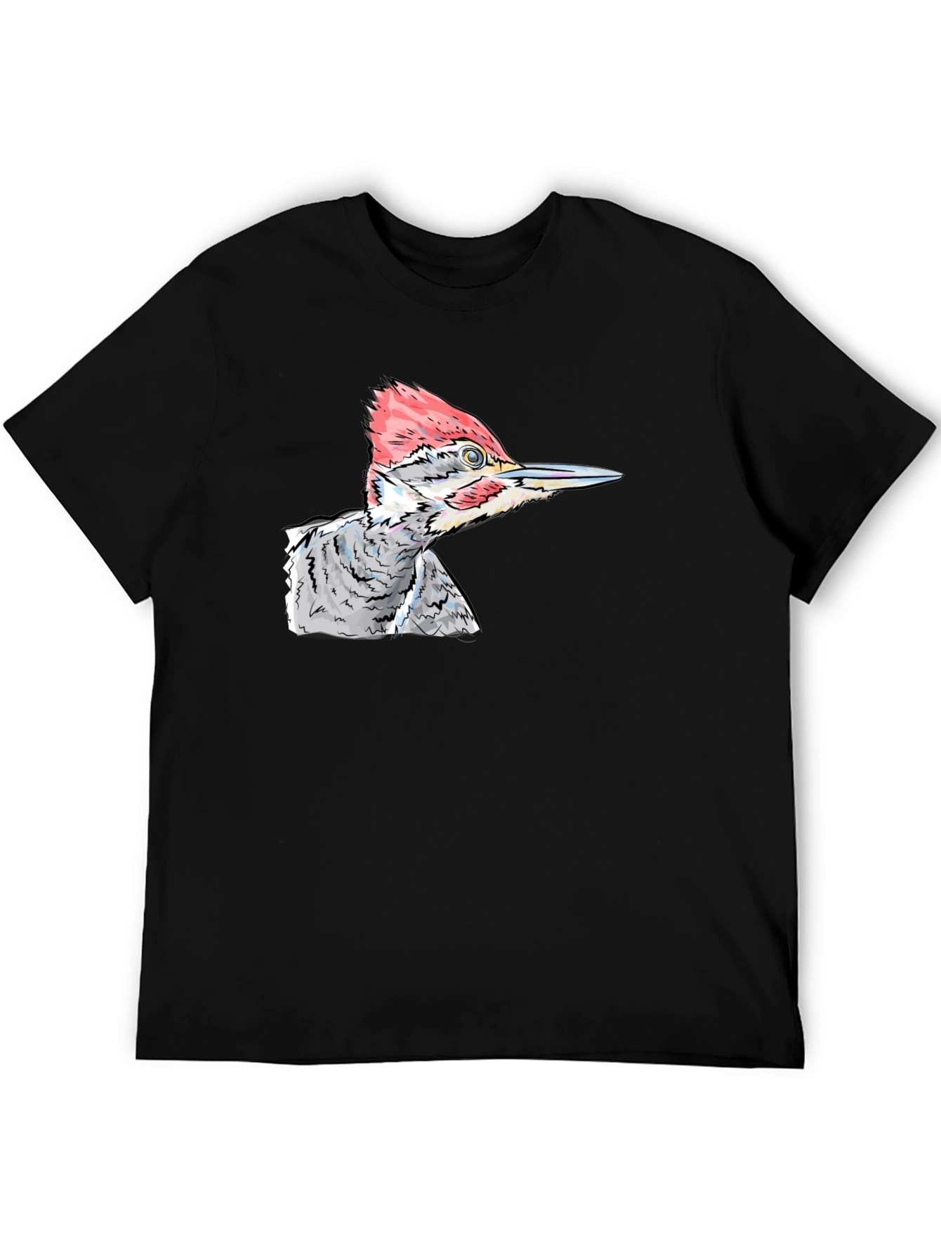 Woodpecker Graphic T-Shirt - Unique Bird Design