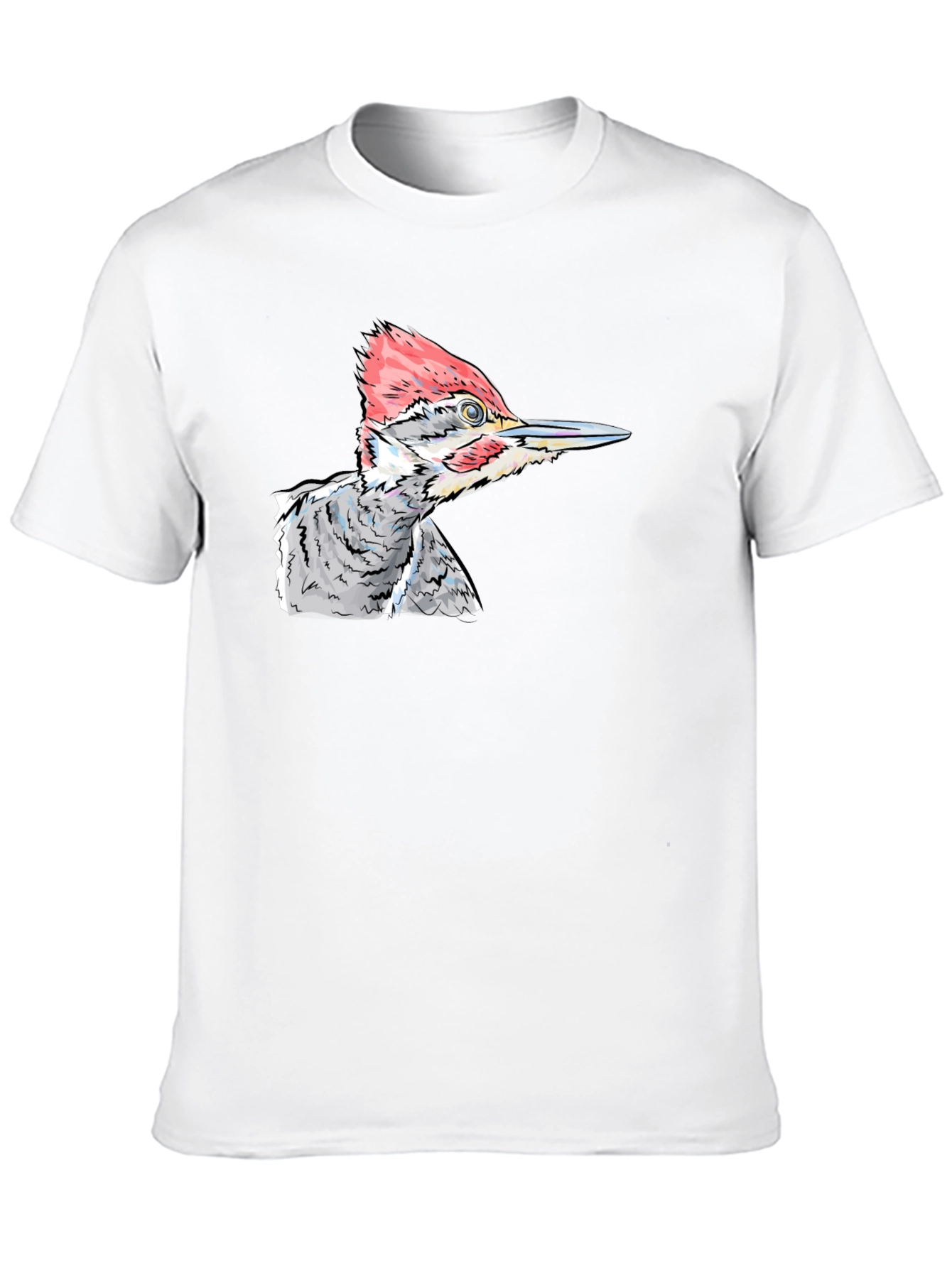 Woodpecker Graphic T-Shirt - Unique Bird Design