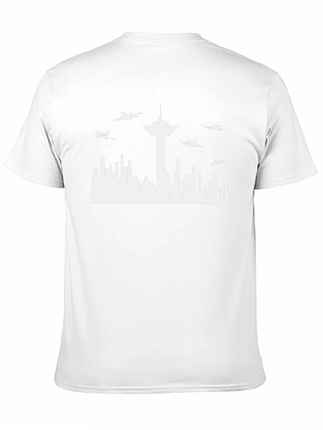 City Skyline Black Tee