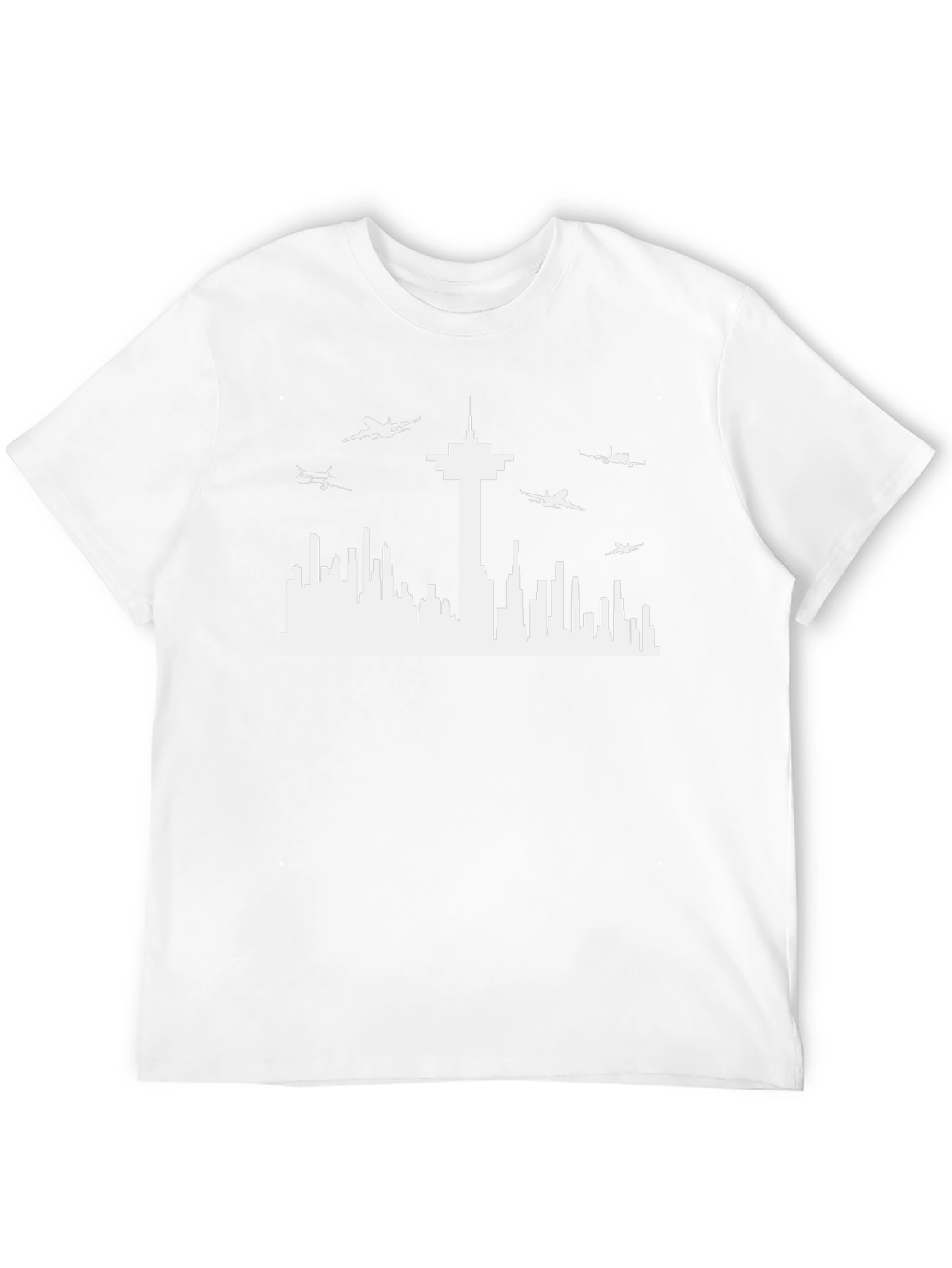 City Skyline Black Tee