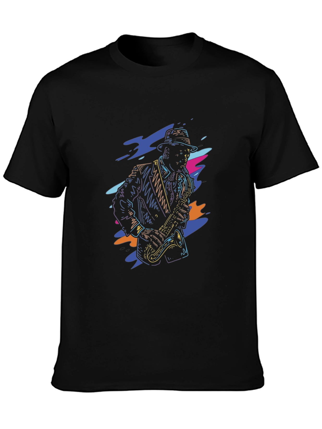 Cool Jazz Musician T-Shirt - Unique Design