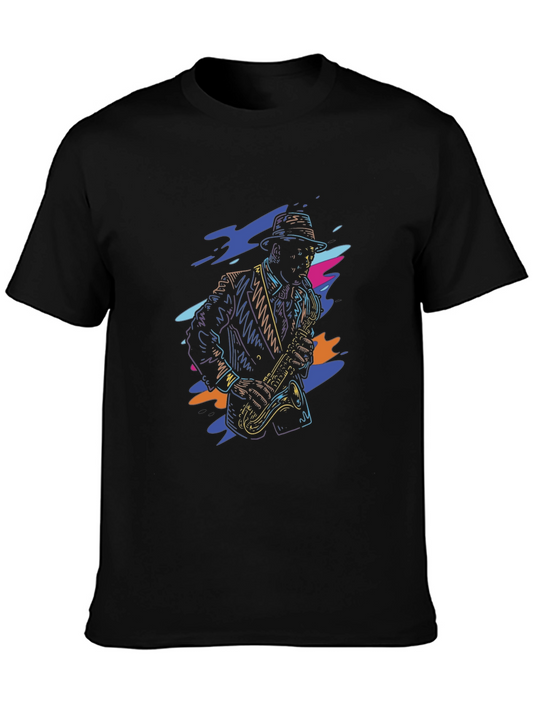 Cool Jazz Musician T-Shirt - Unique Design