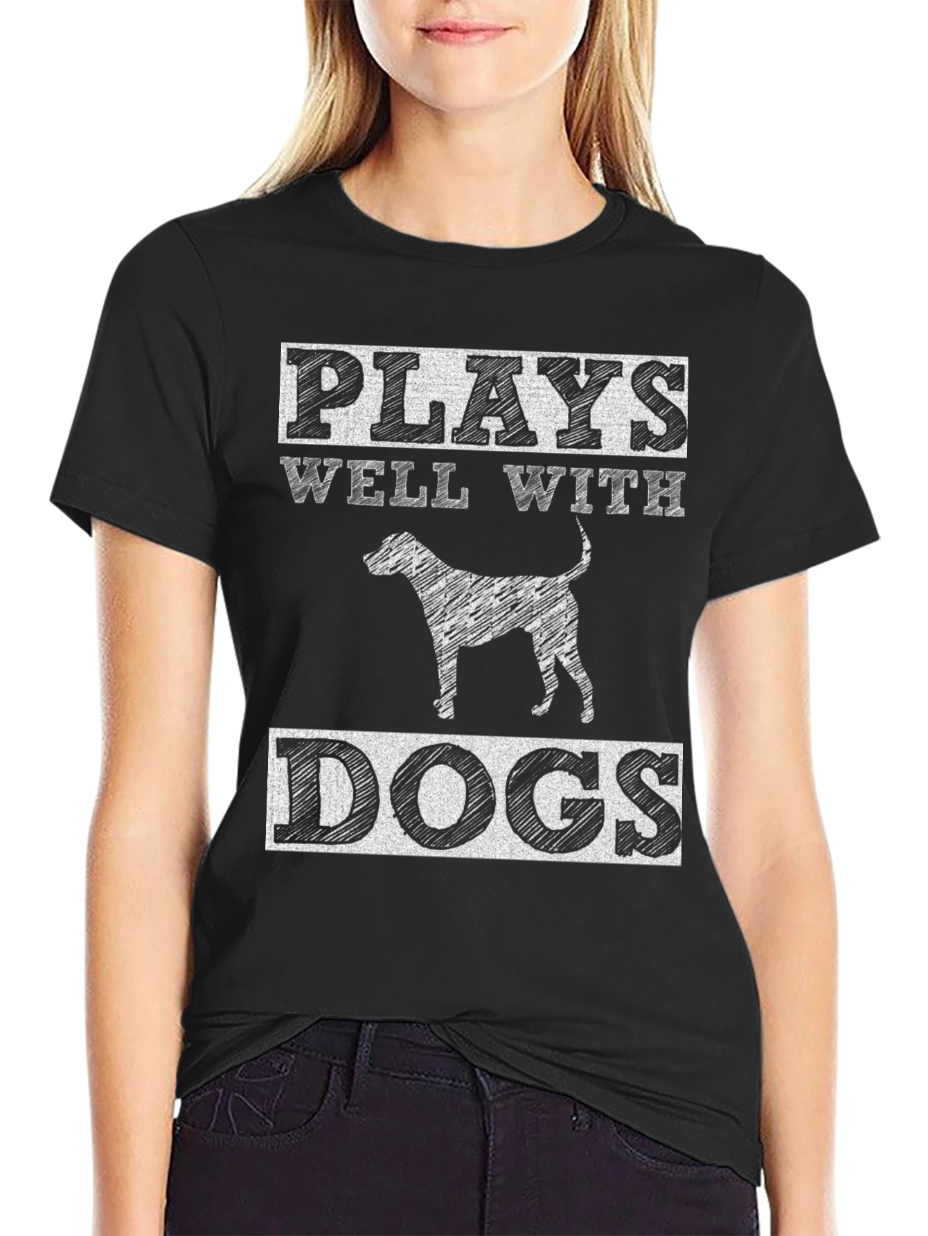 Plays Well With Dogs T-Shirt