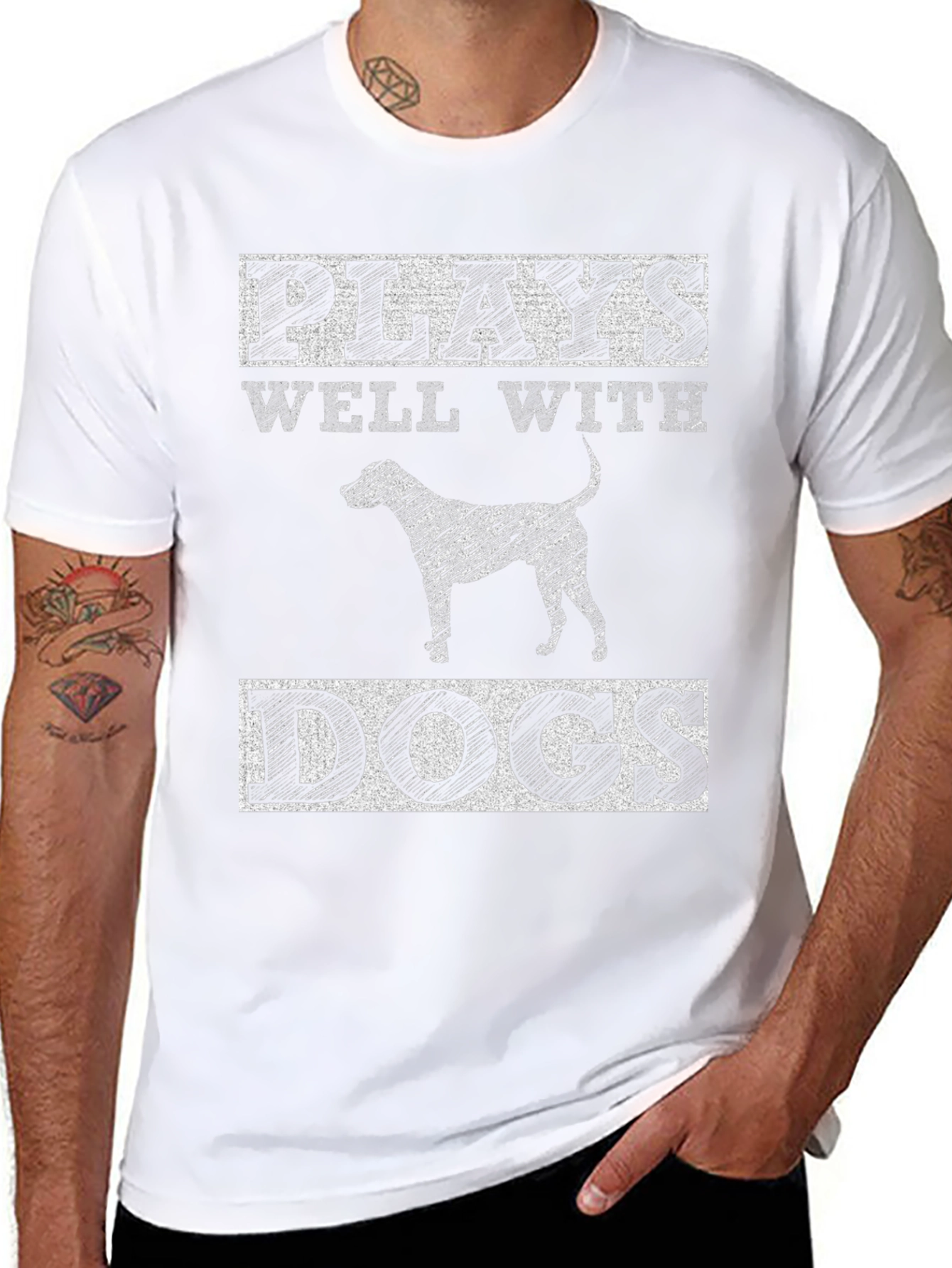 Plays Well With Dogs T-Shirt