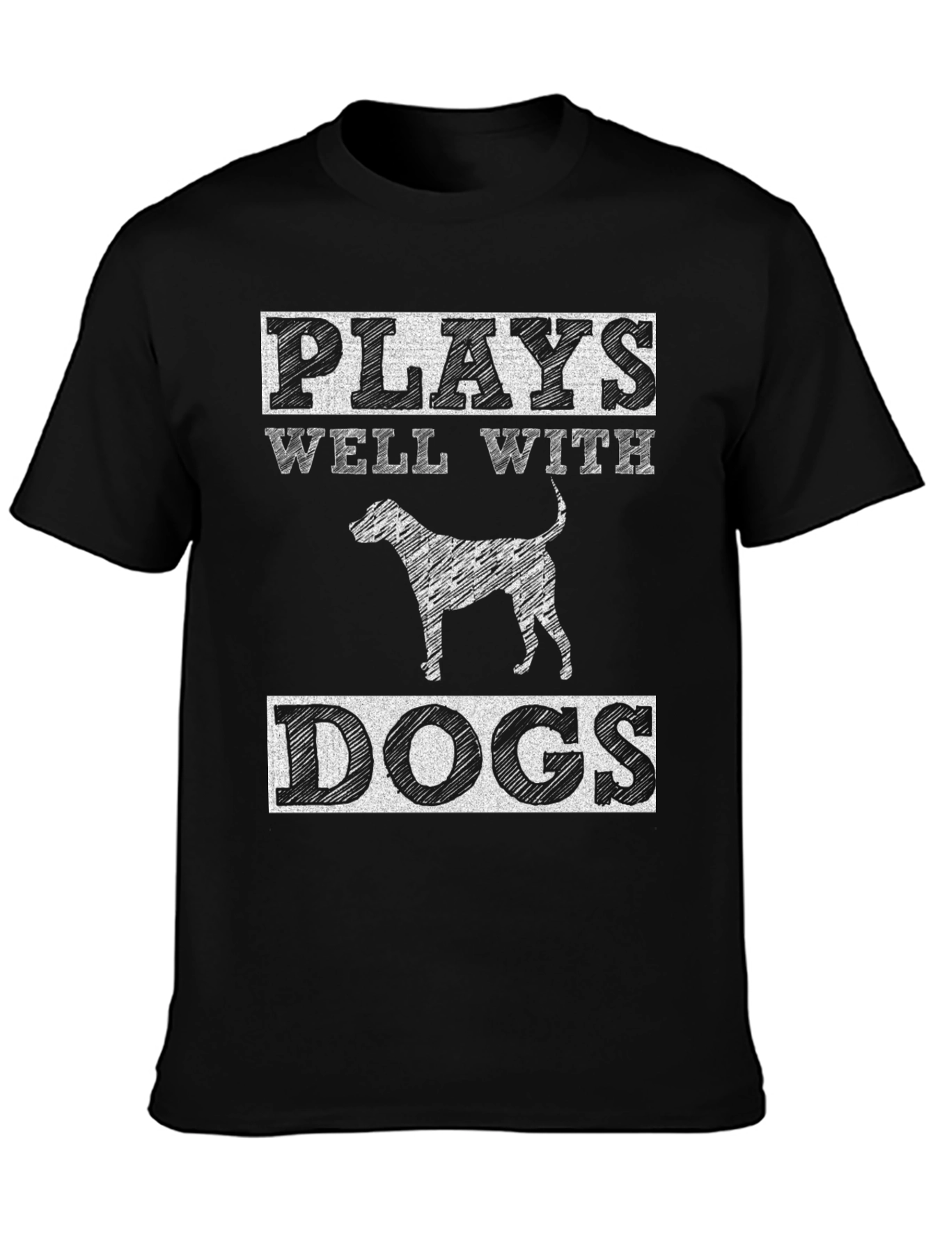 Plays Well With Dogs T-Shirt