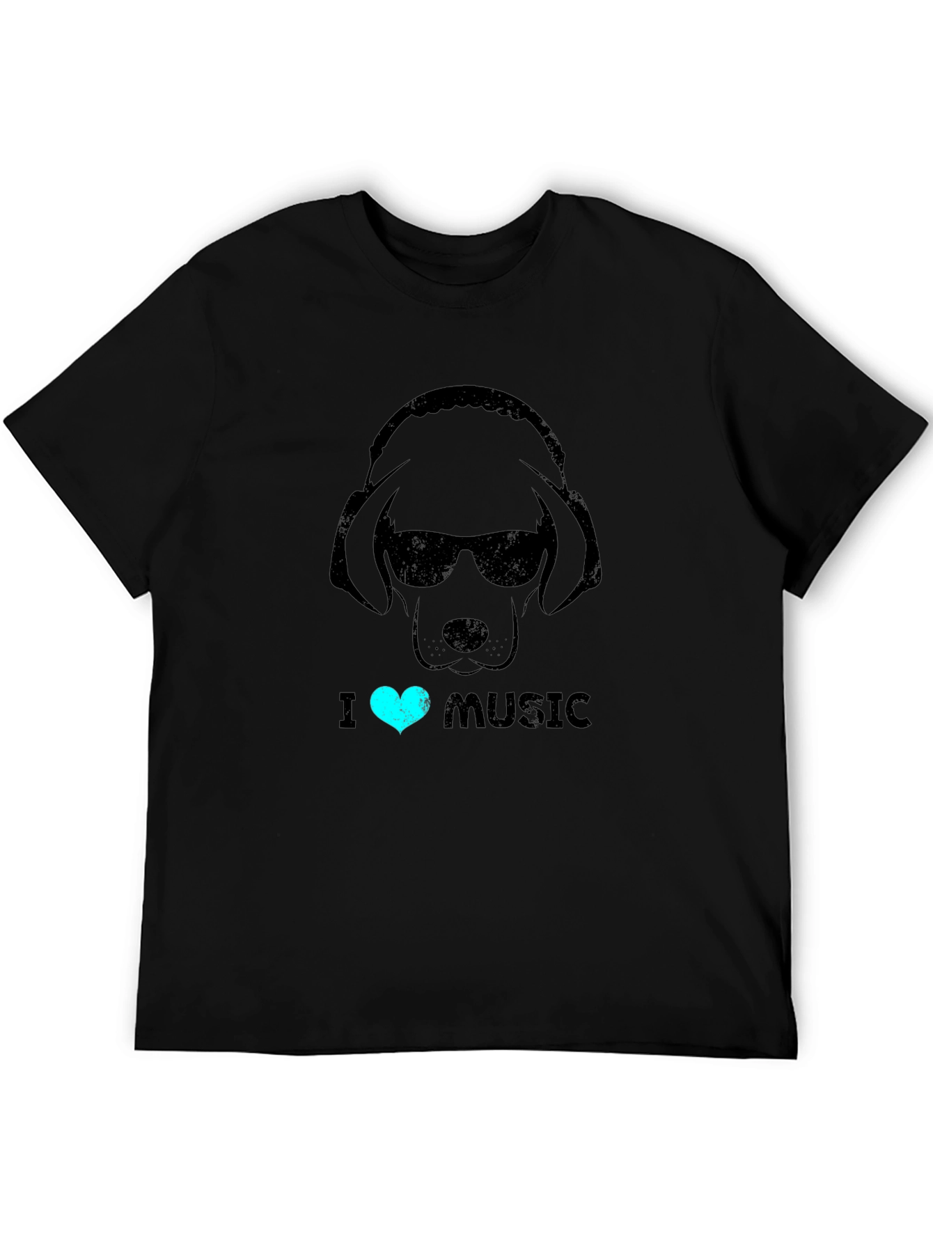 Dog Lover Music T-Shirt: Cool Canine with Headphones