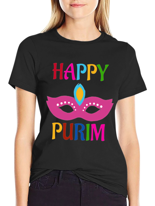 Happy Purim Mask T-Shirt