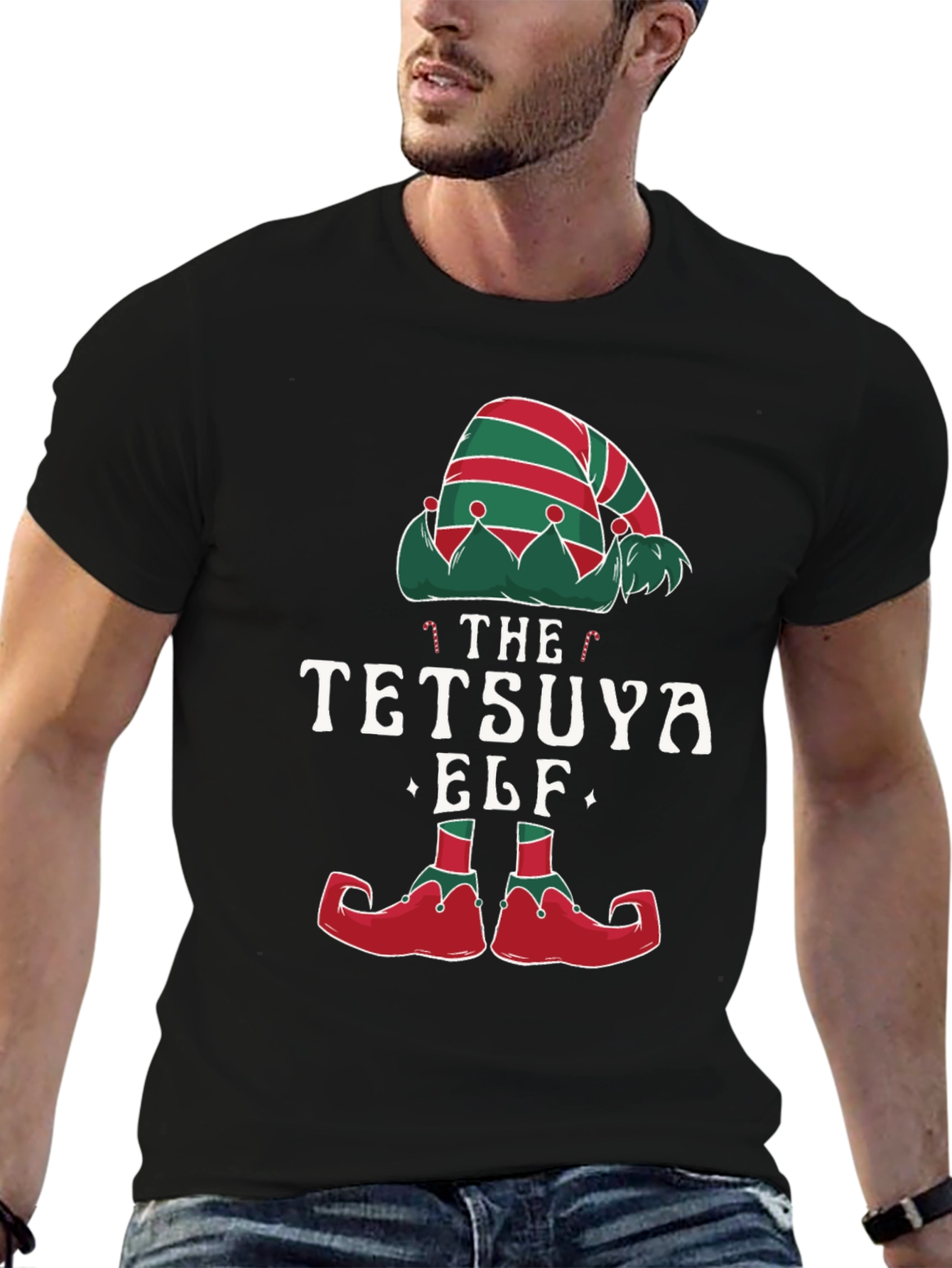 The Tetsuya Elf Funny Christmas T-Shirt