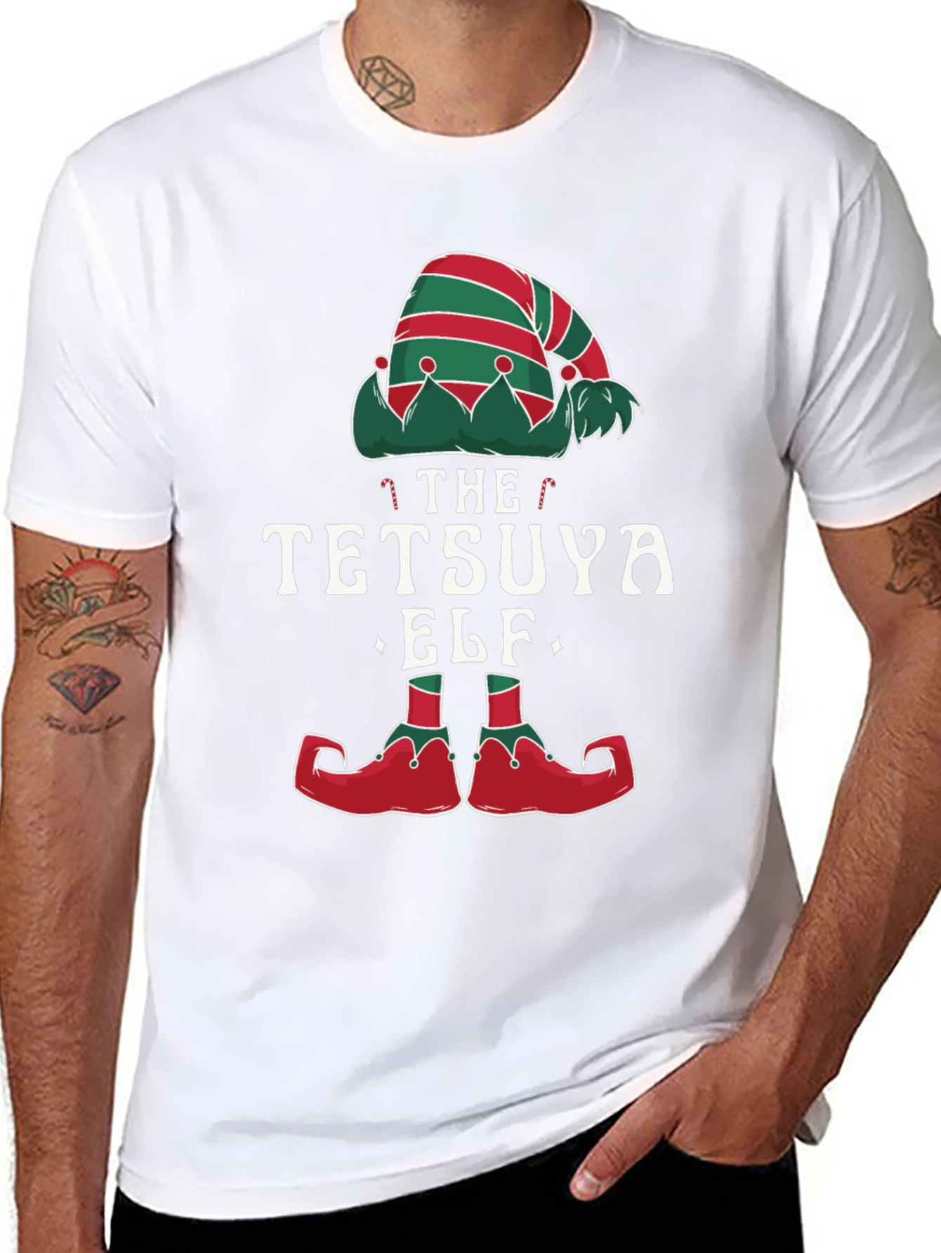 The Tetsuya Elf Funny Christmas T-Shirt