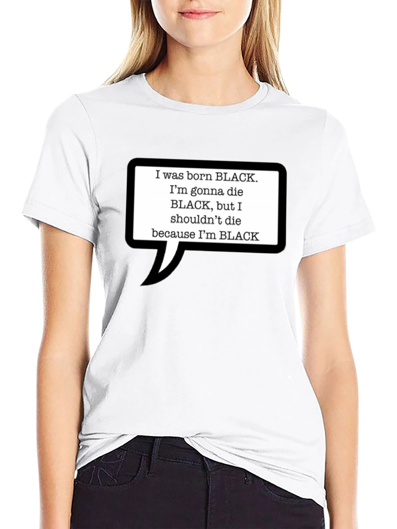 Black Lives Matter T-Shirt: I Was Born Black