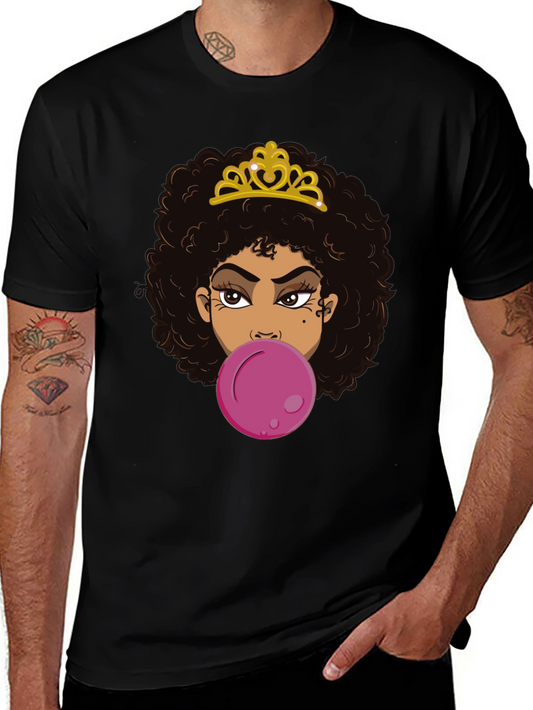 Queen Bubble Gum T-Shirt - Black