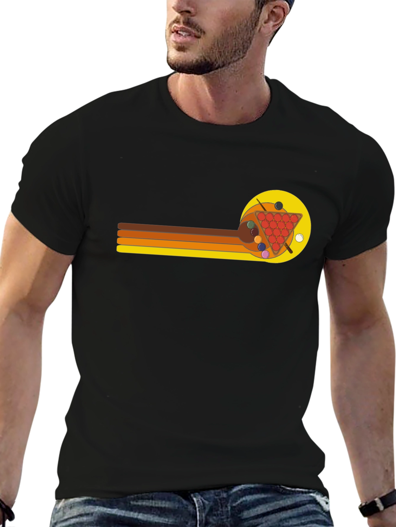 Retro Billiards T-Shirt - Pool Hall Style
