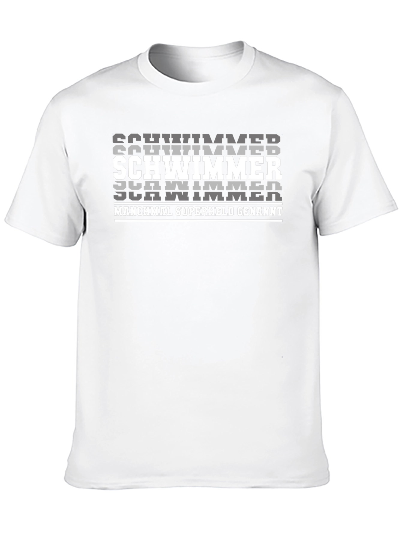 Schwimmer T-Shirt - Swimmer Sometimes Super Hero