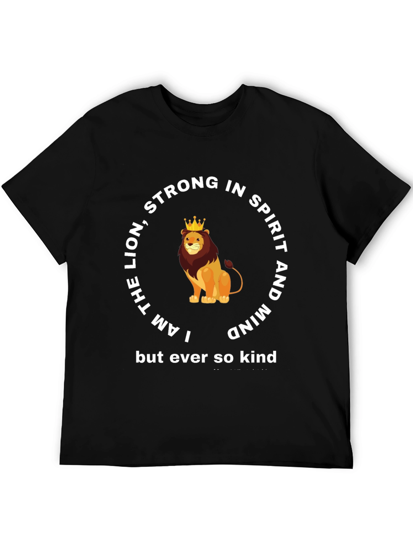 Lion Strong in Spirit & Mind Graphic T-Shirt