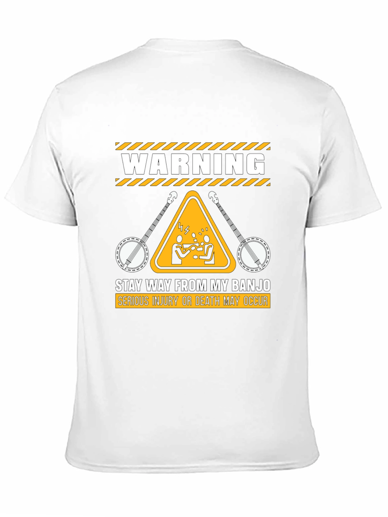 Warning Stay Away From My Banjo T-Shirt