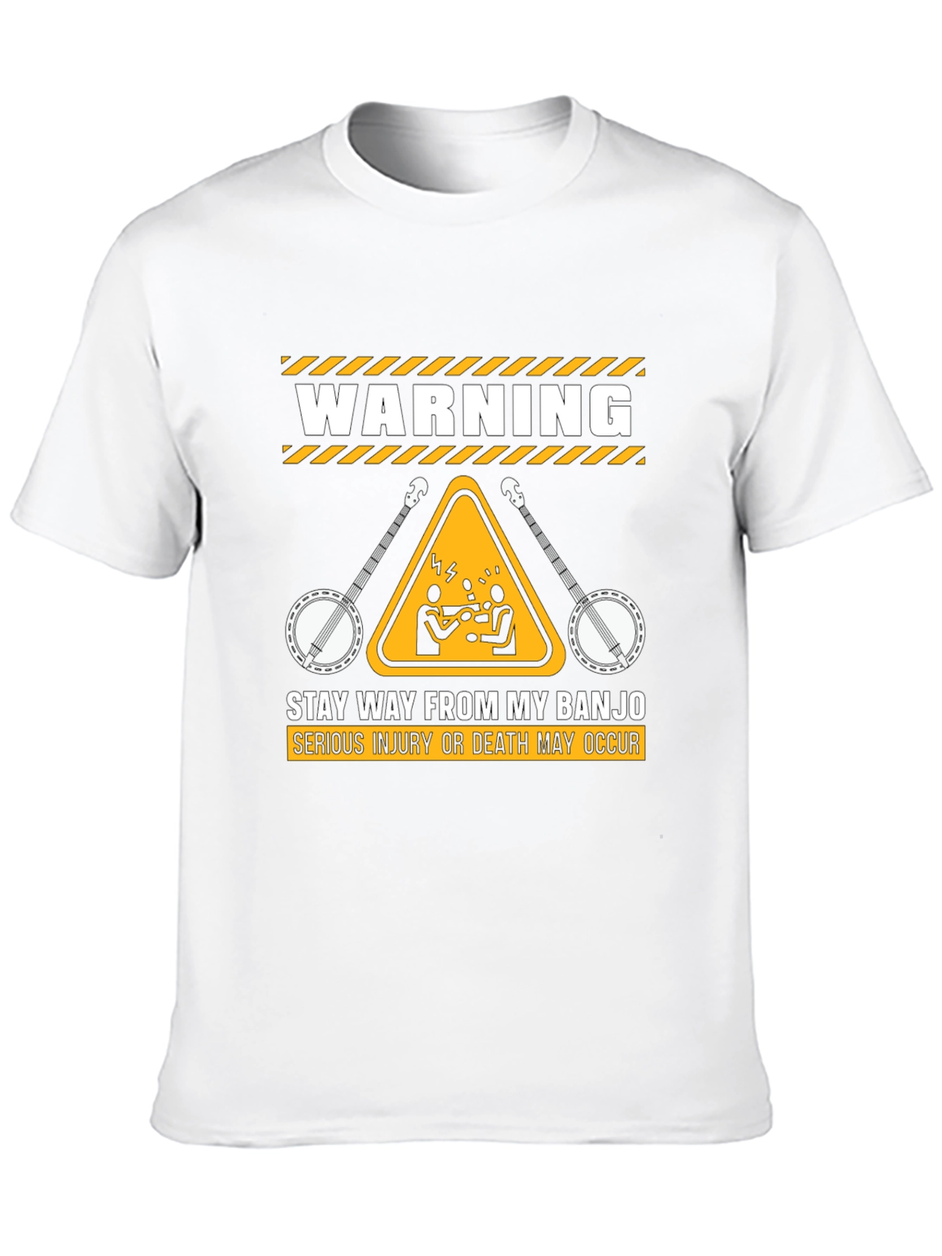 Warning Stay Away From My Banjo T-Shirt
