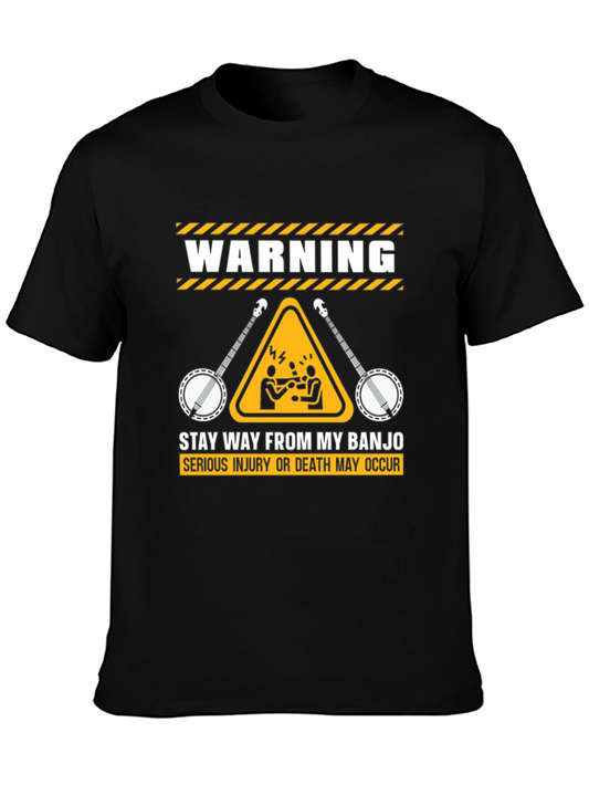 Warning Stay Away From My Banjo T-Shirt