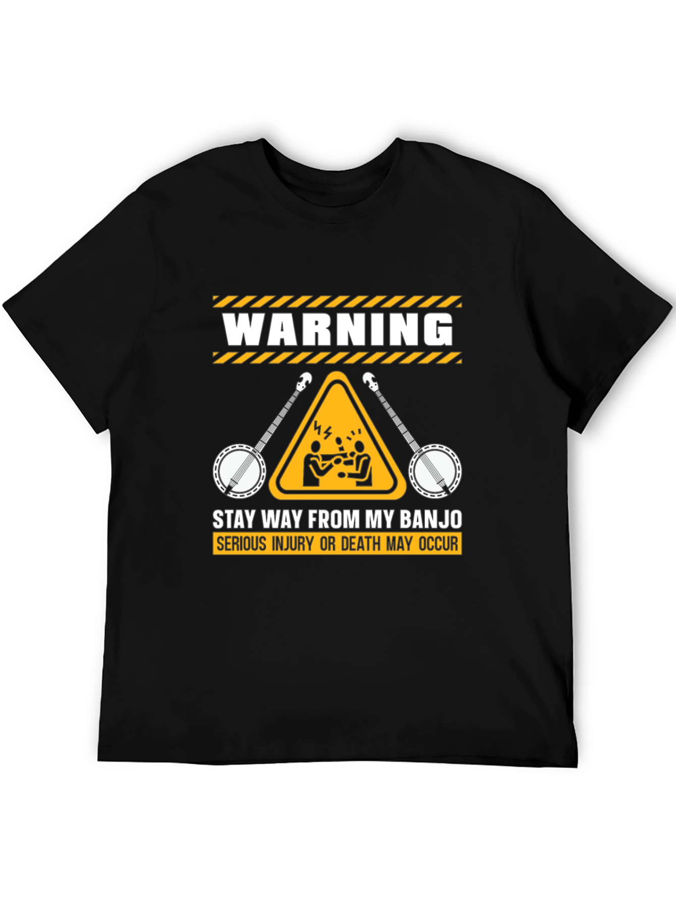 Warning Stay Away From My Banjo T-Shirt