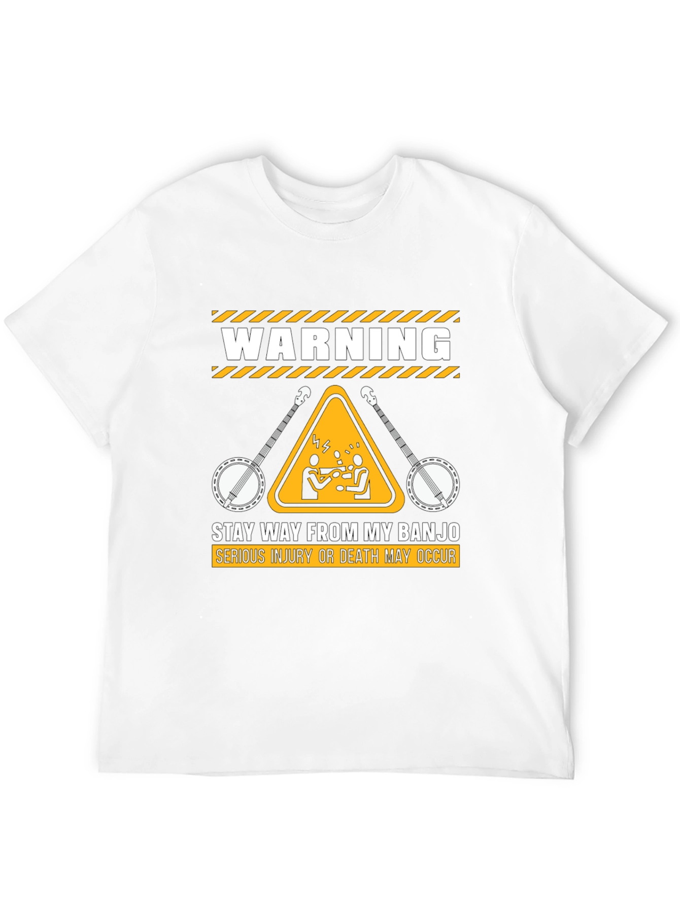 Warning Stay Away From My Banjo T-Shirt