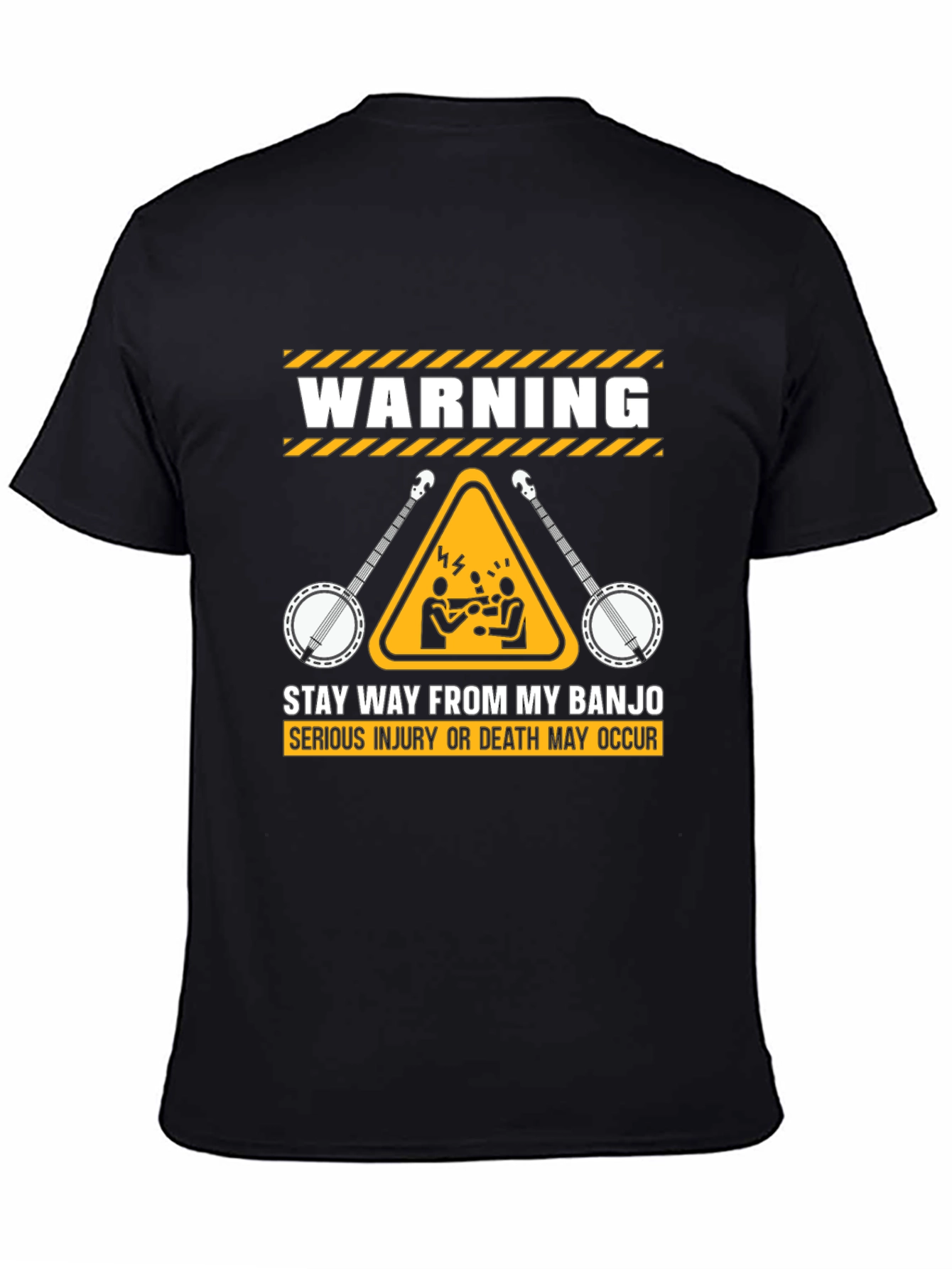 Warning Stay Away From My Banjo T-Shirt
