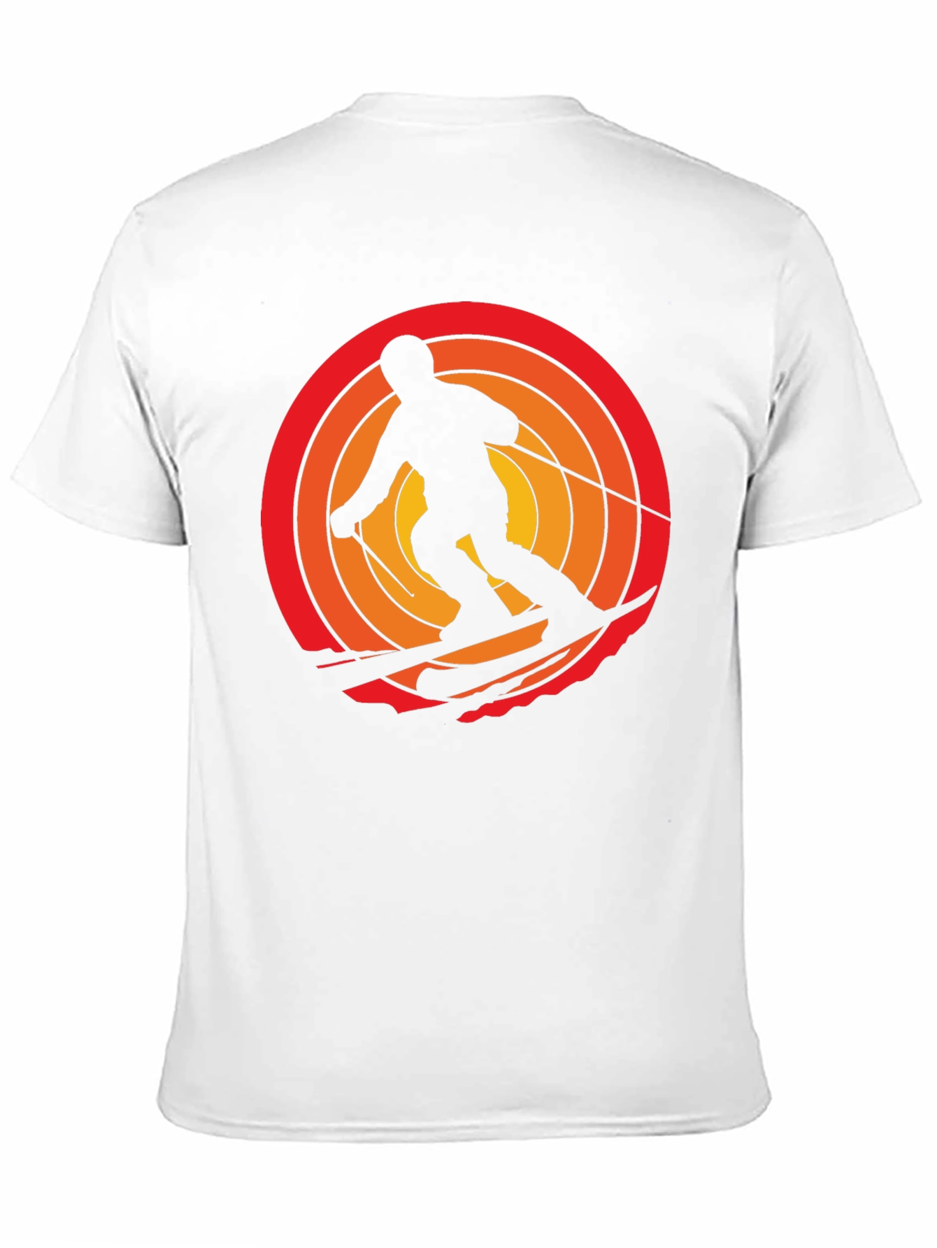 Retro Skiing Graphic Tee