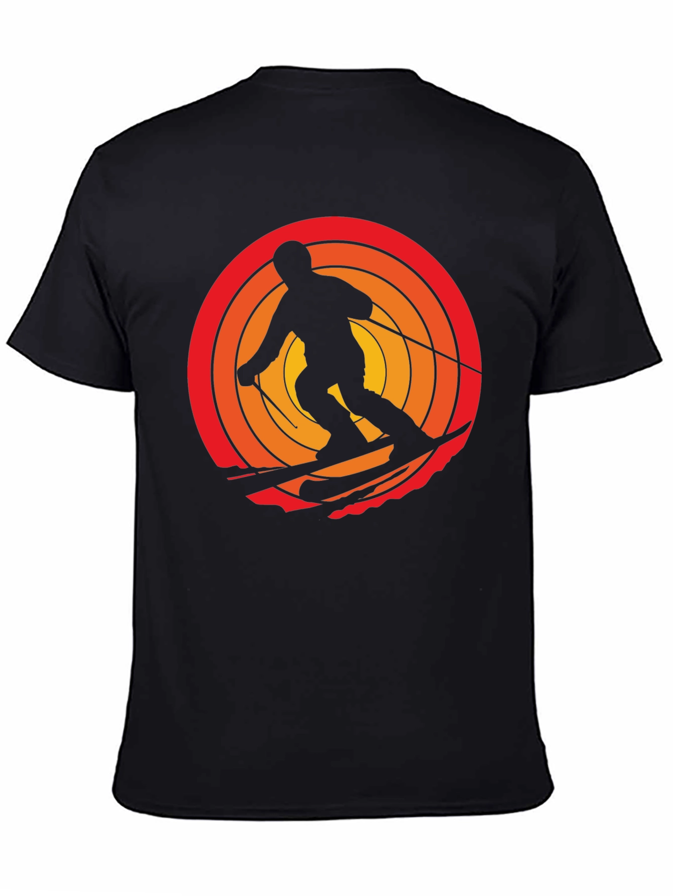 Retro Skiing Graphic Tee