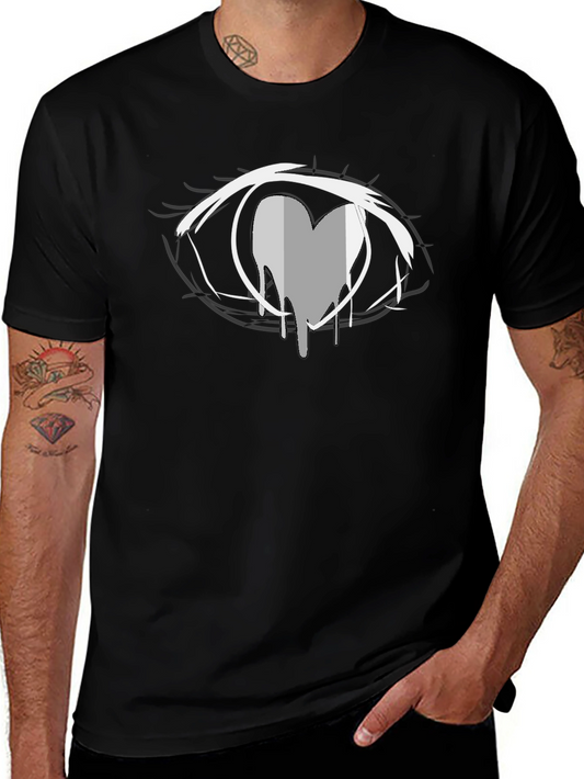 Eye Heart Graphic T-Shirt - Modern Art Tee