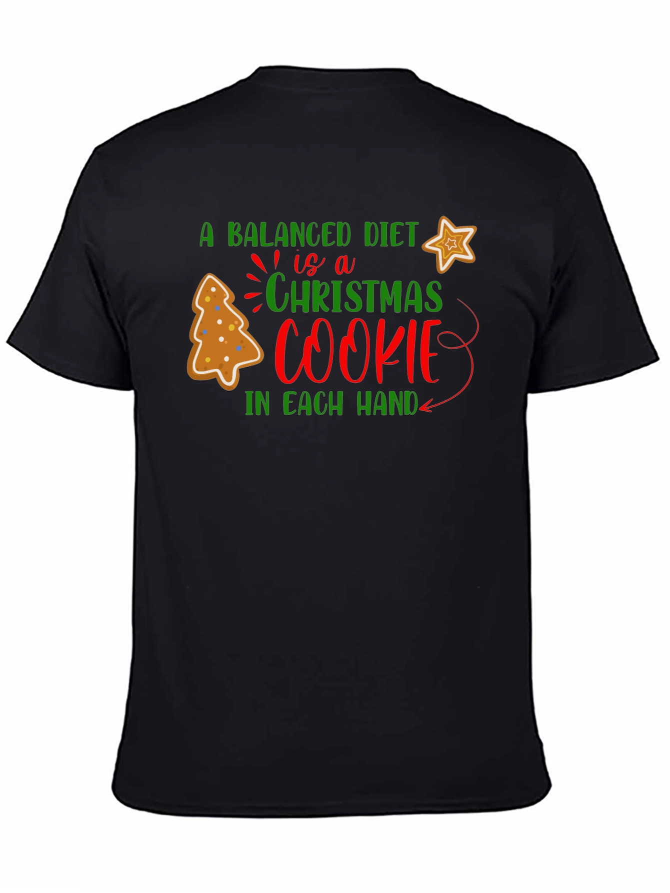 Christmas Cookie Balanced Diet T-Shirt