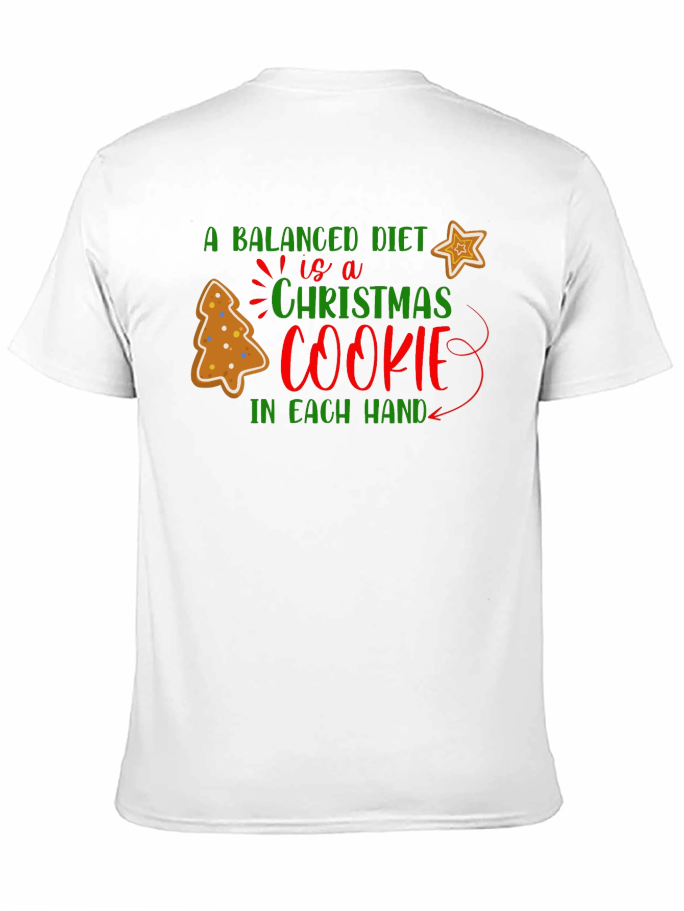 Christmas Cookie Balanced Diet T-Shirt