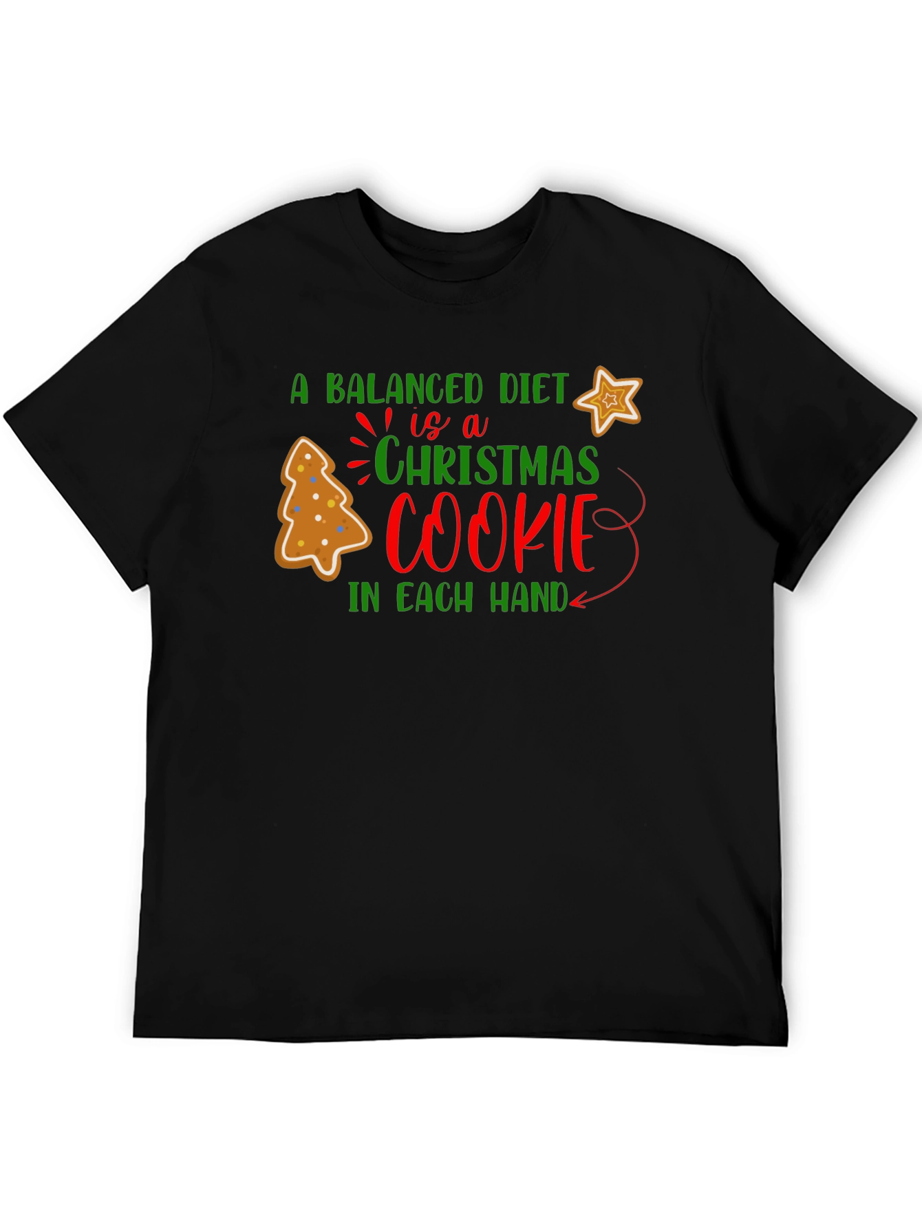 Christmas Cookie Balanced Diet T-Shirt