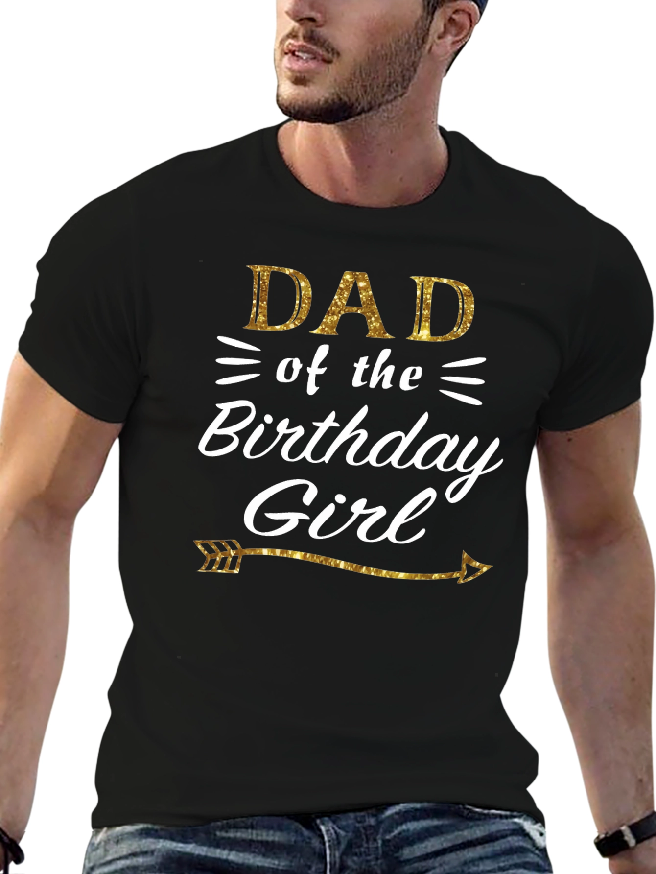 Dad of the Birthday Girl Graphic Tee