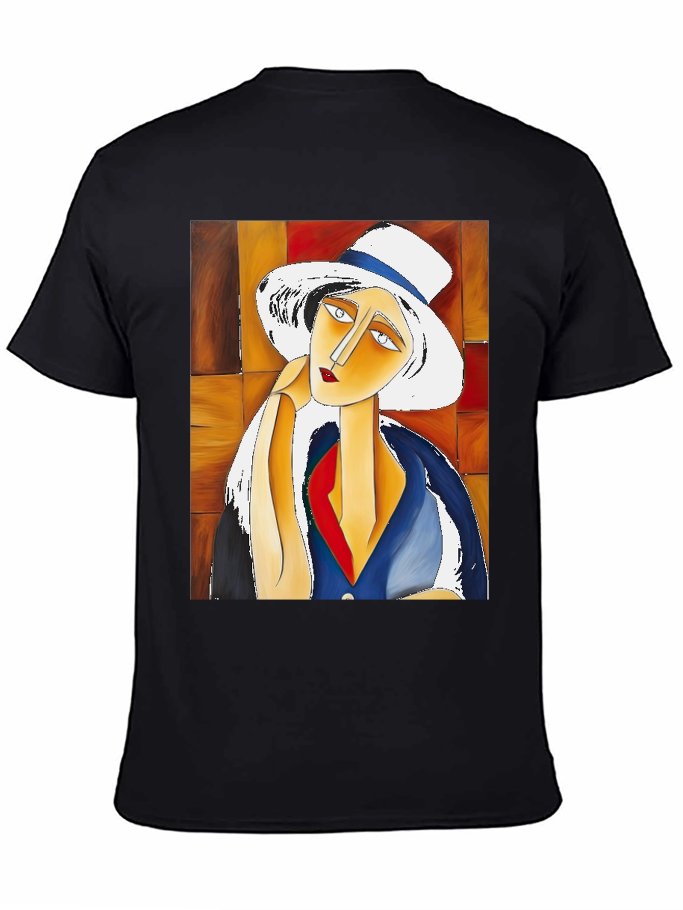 Abstract Art Woman T-Shirt - Unique Graphic Tee