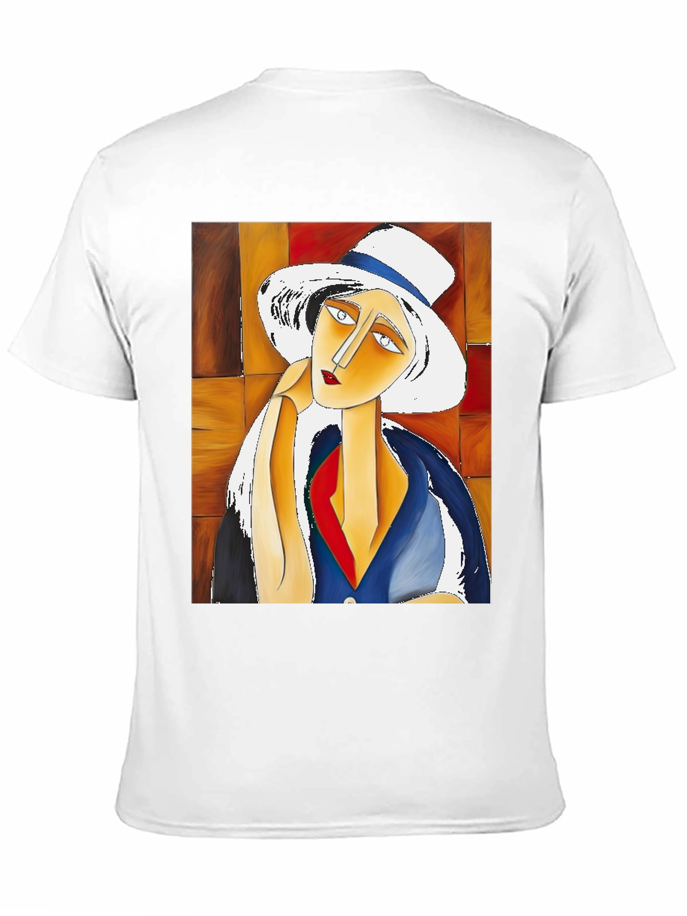 Abstract Art Woman T-Shirt - Unique Graphic Tee