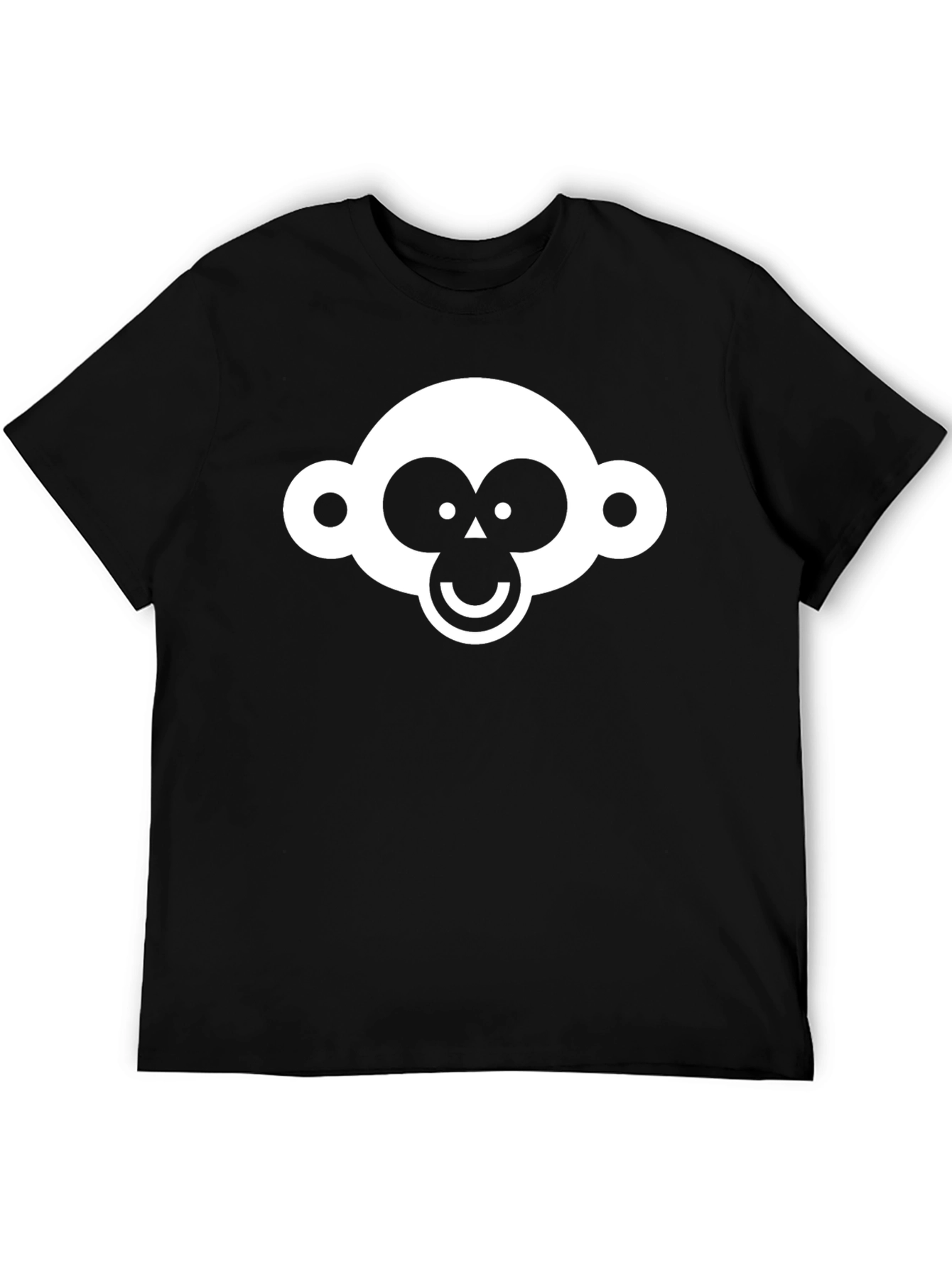 Monkey Graphic Black T-Shirt