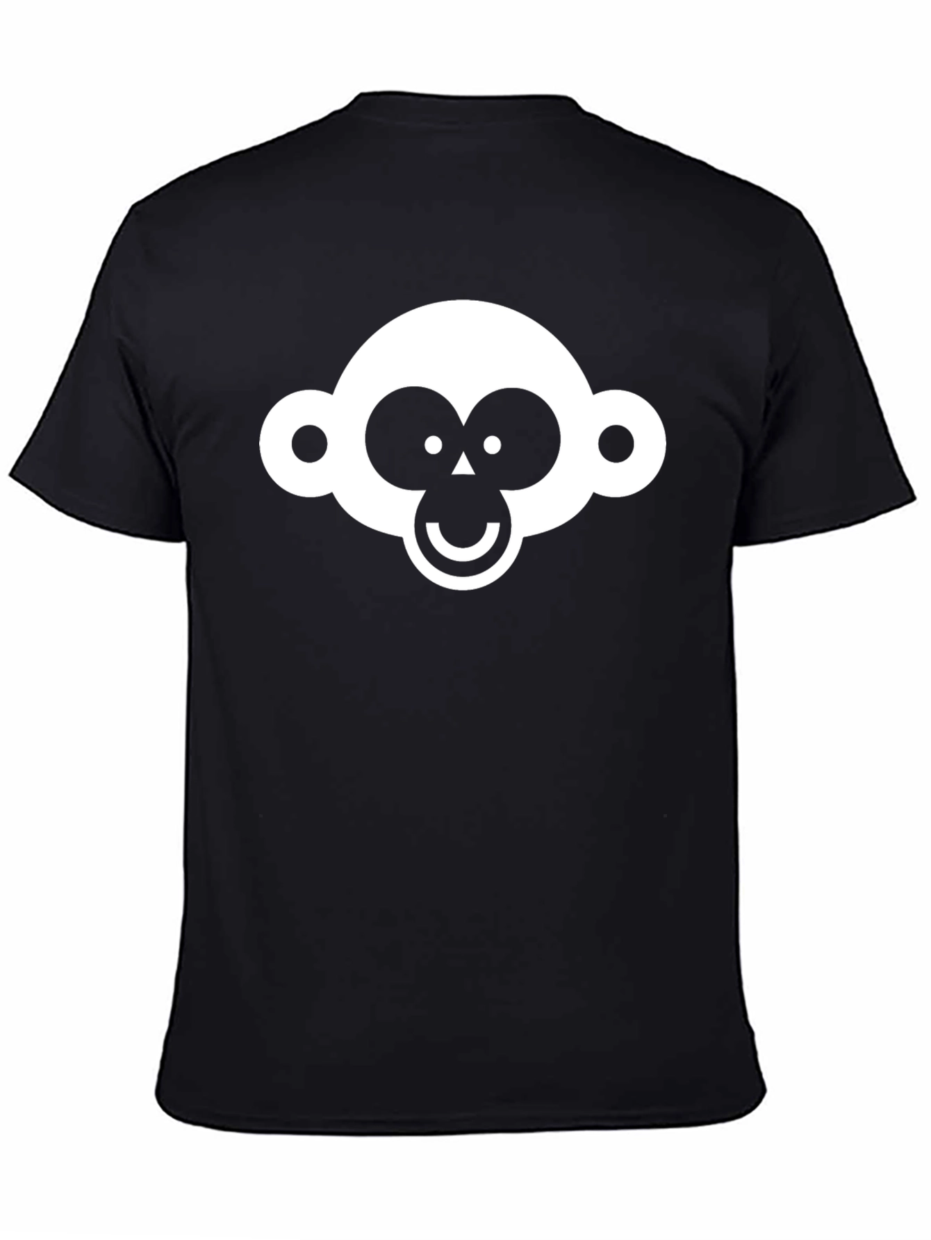 Monkey Graphic Black T-Shirt