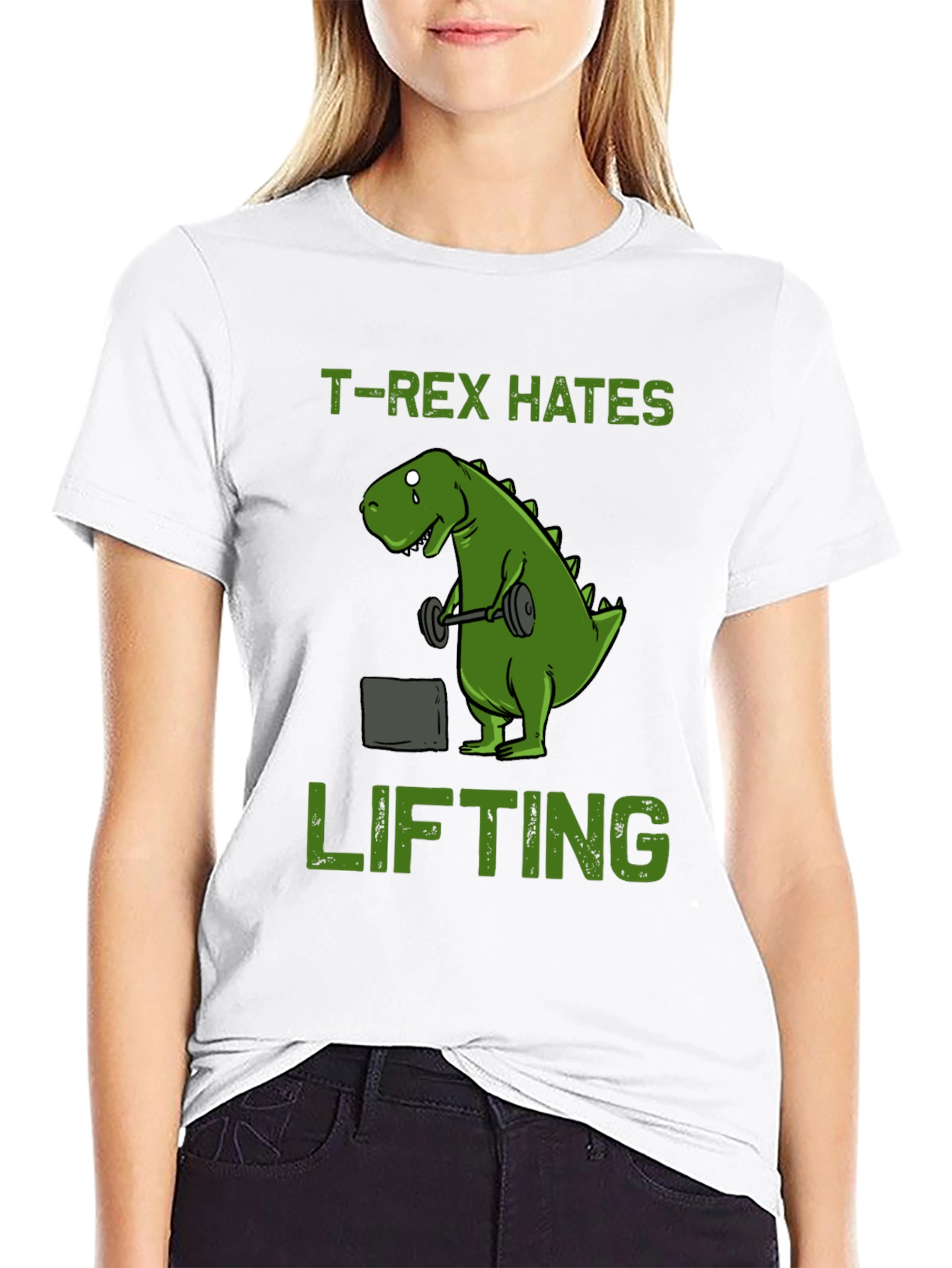 T-Rex Hates Lifting T-Shirt