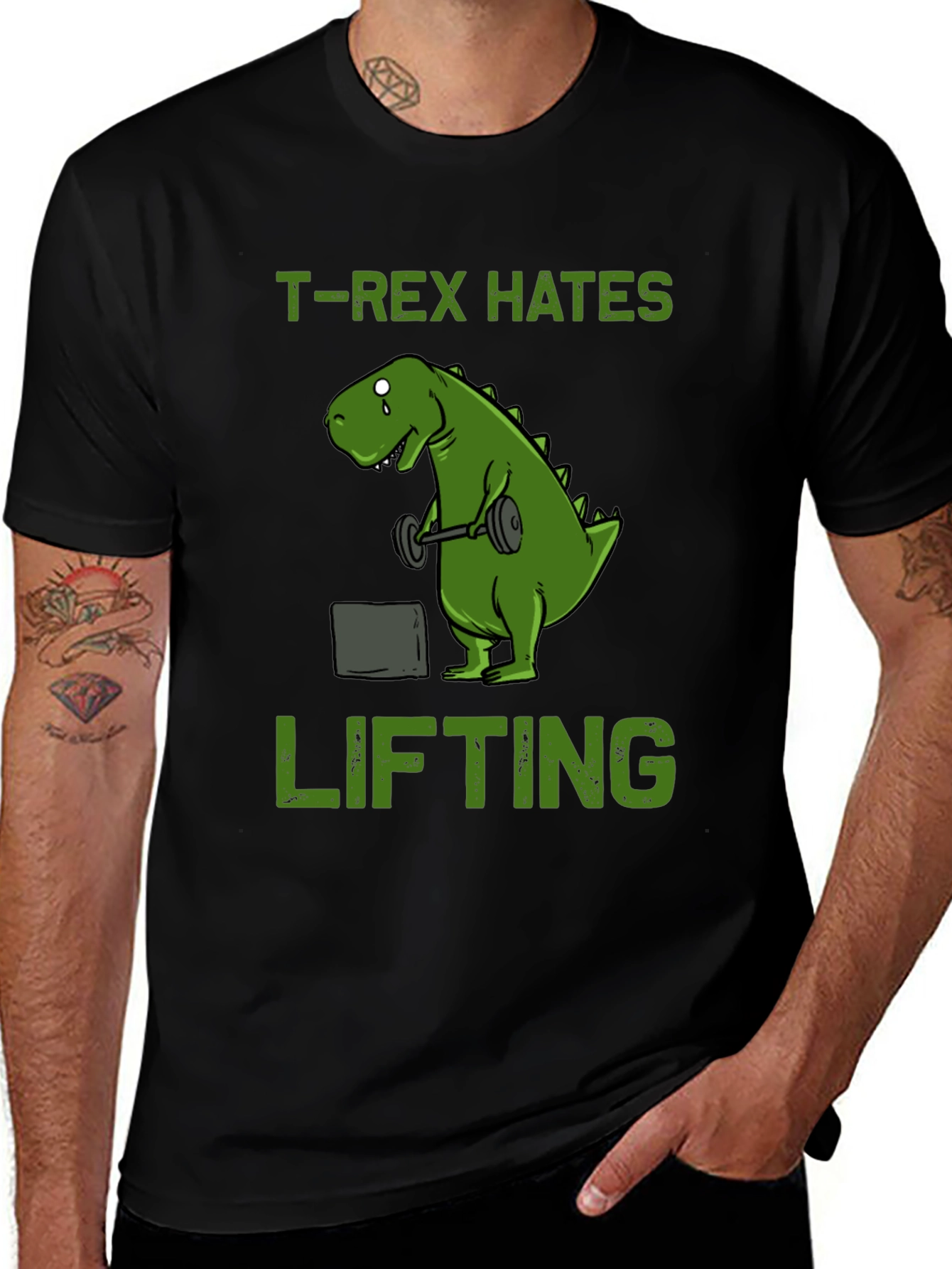 T-Rex Hates Lifting T-Shirt