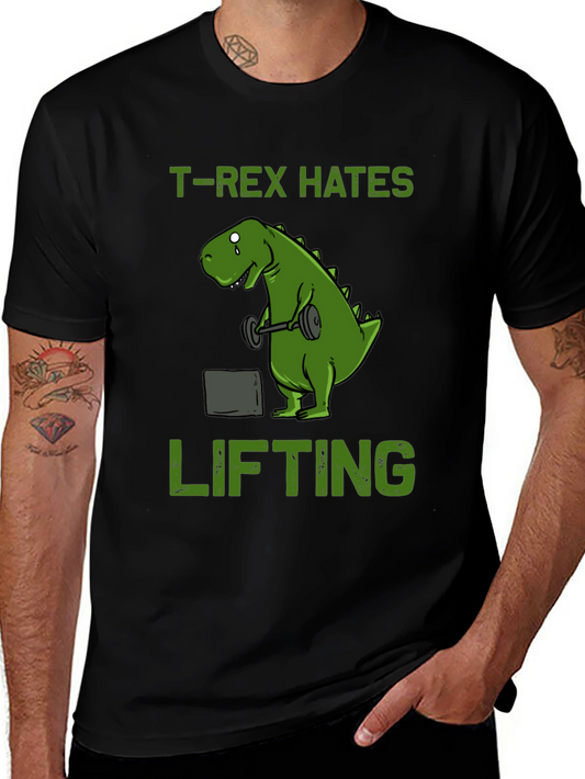 T-Rex Hates Lifting T-Shirt