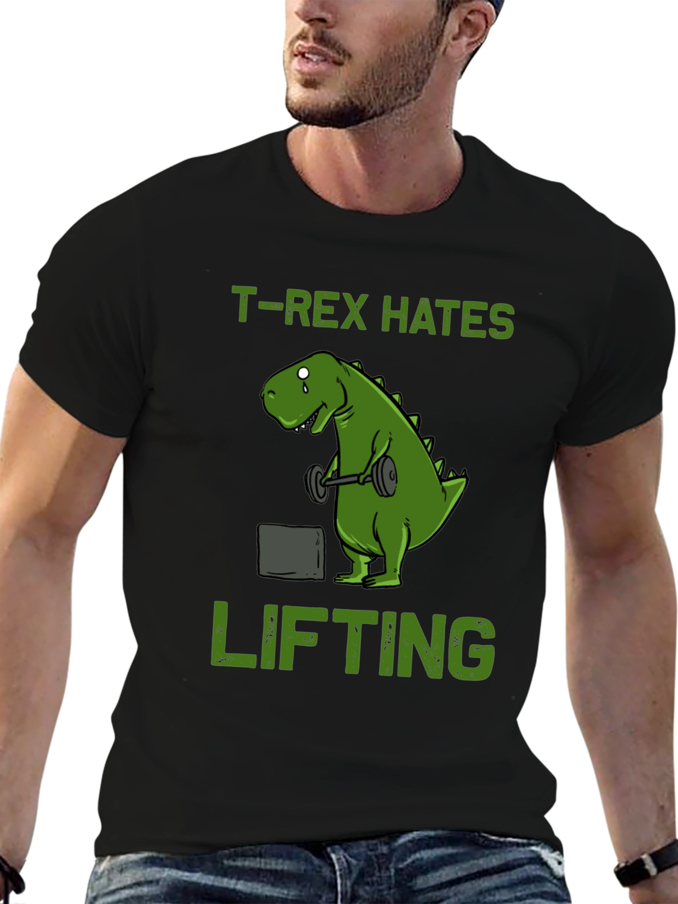 T-Rex Hates Lifting T-Shirt