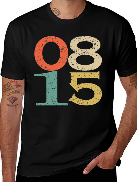 Retro 08-15 Graphic Tee - Cool Vintage Design T-Shirt