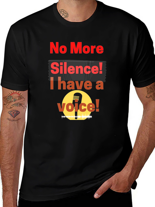 Empowering No More Silence Graphic Tee