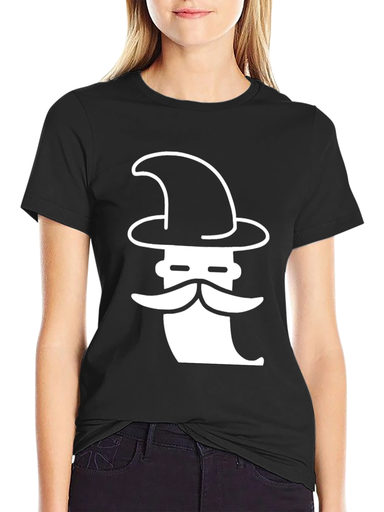 Wizard Graphic Print Tee - Black