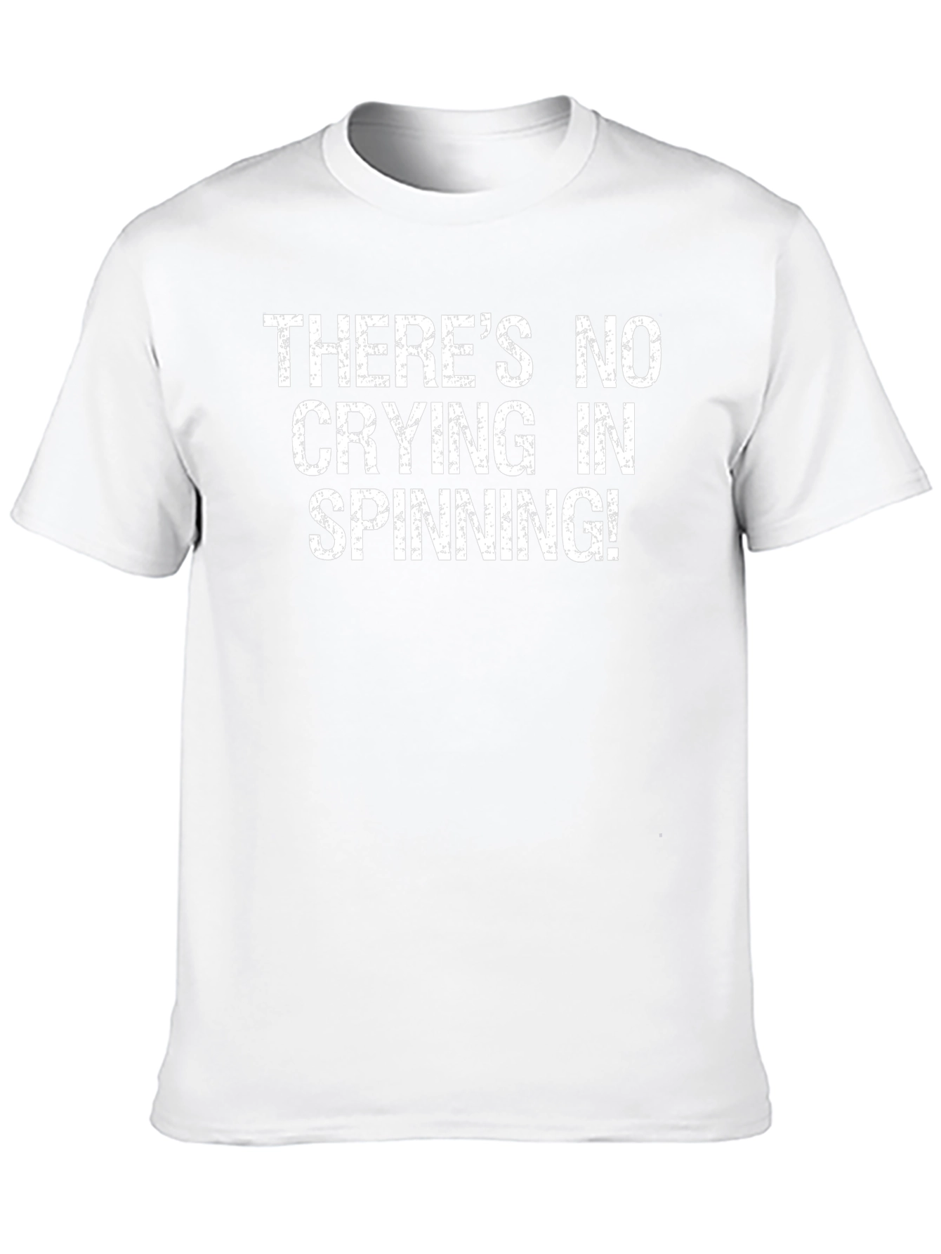 Theres No Crying In Spinning Black T-Shirt