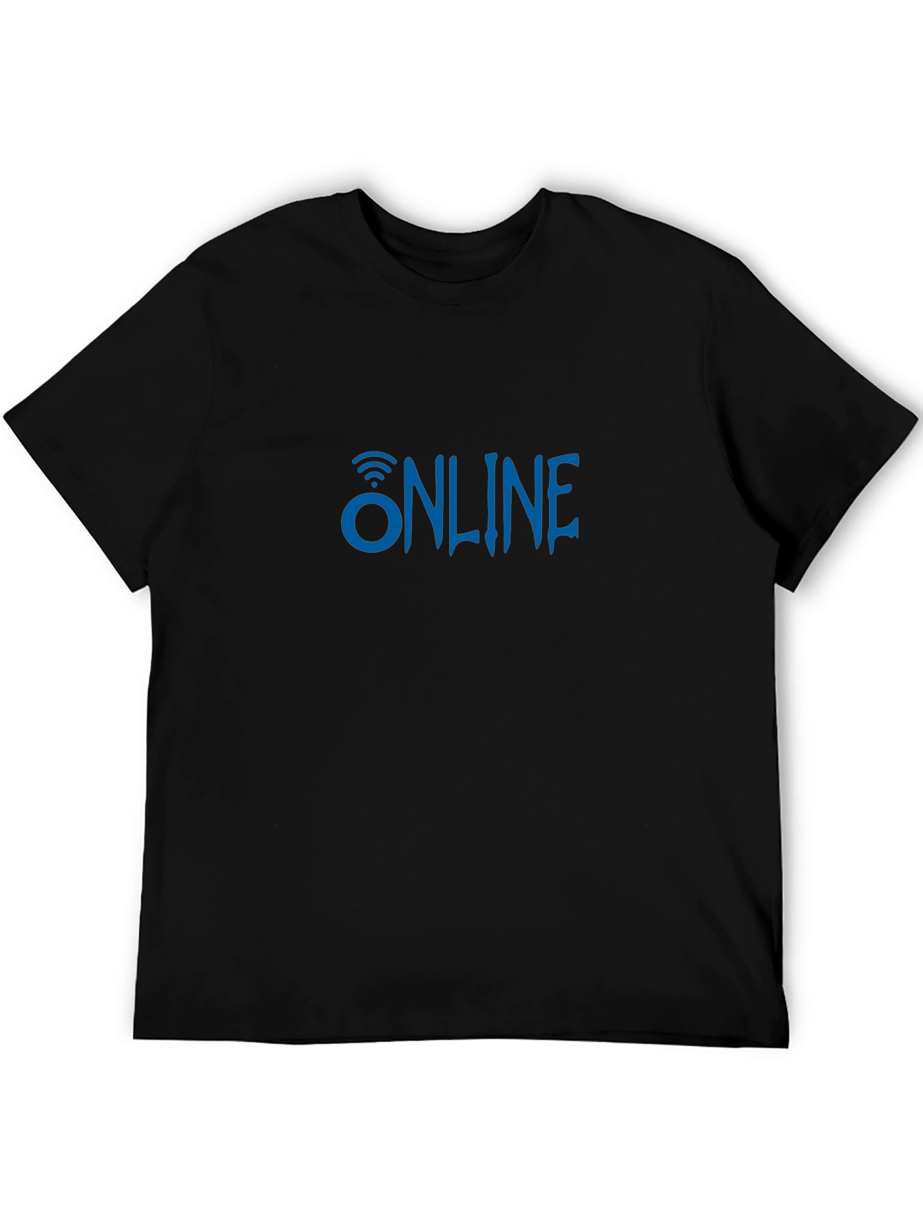 Online Graphic T-Shirt - Black