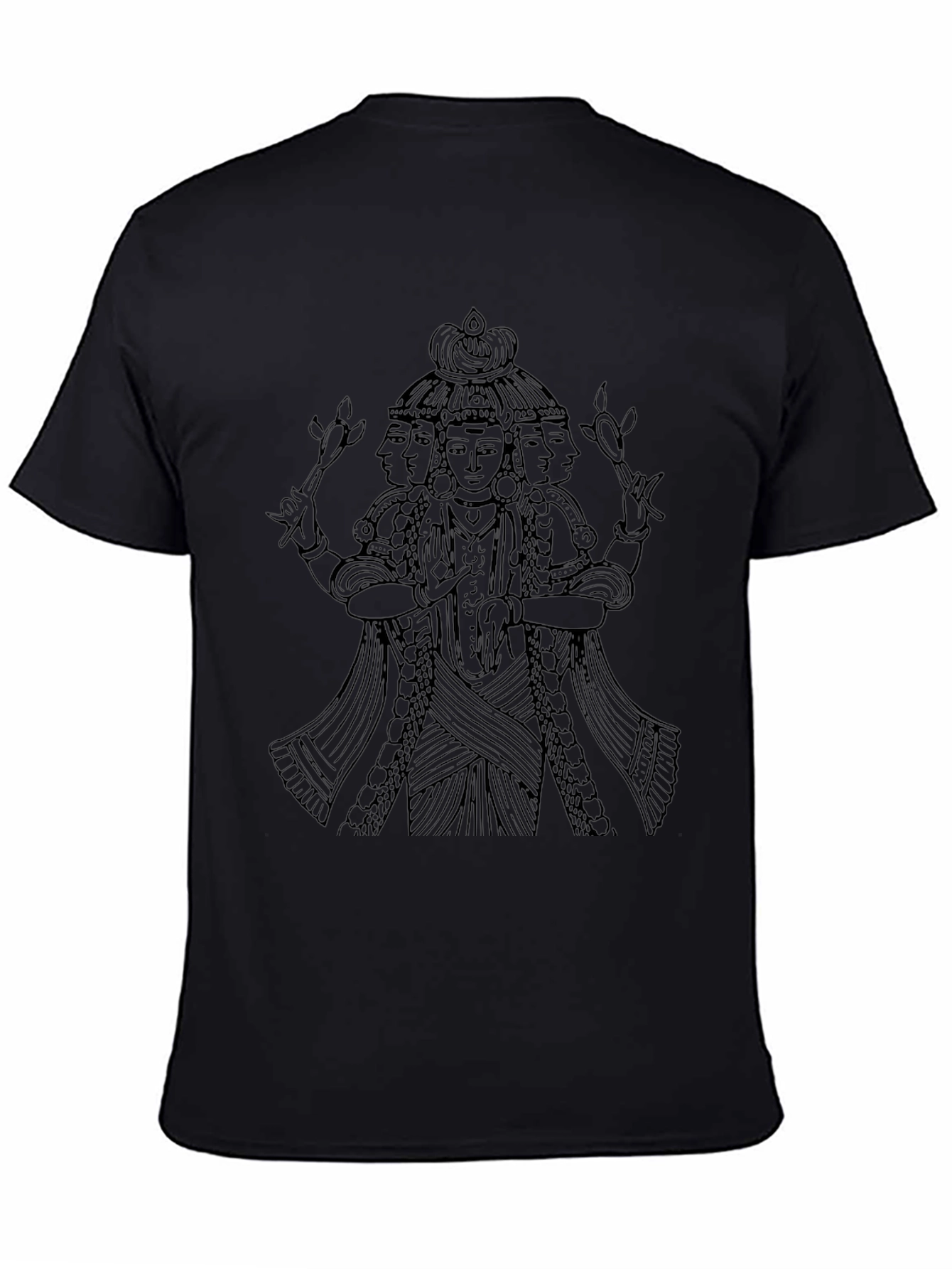 Brahma Graphic Tee - Unique Hindu God Design