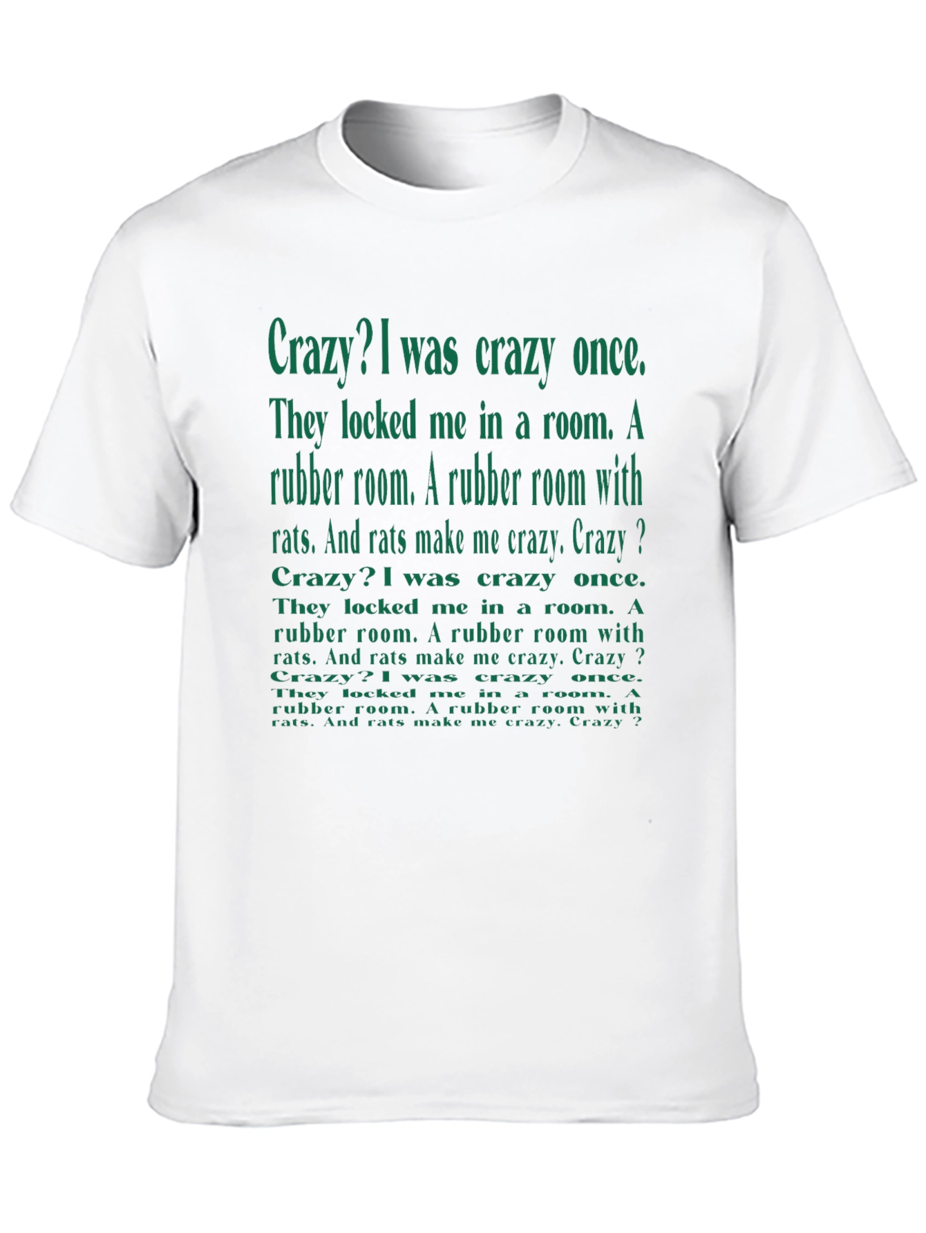 Crazy Rats Rubber Room T-Shirt