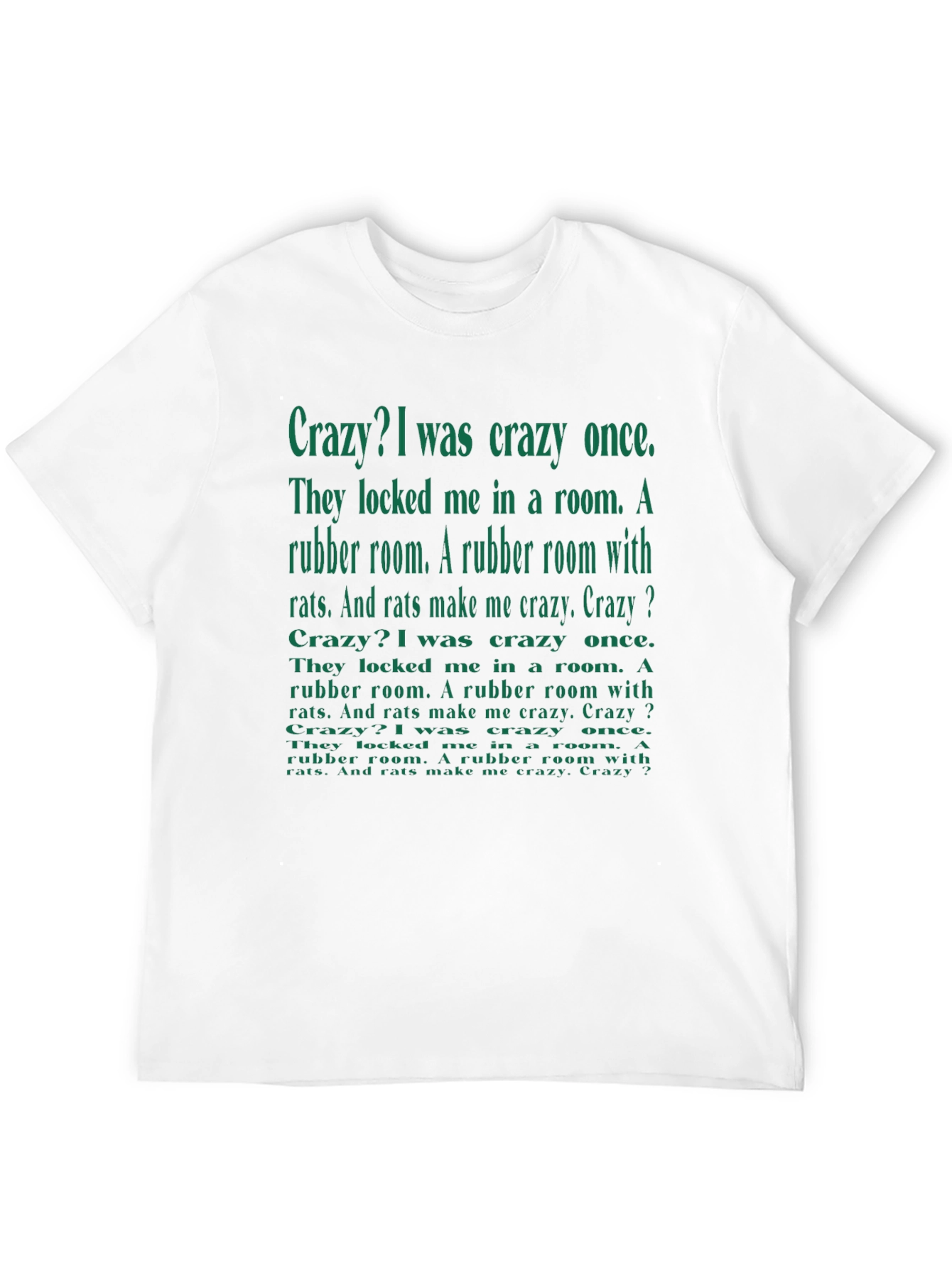 Crazy Rats Rubber Room T-Shirt