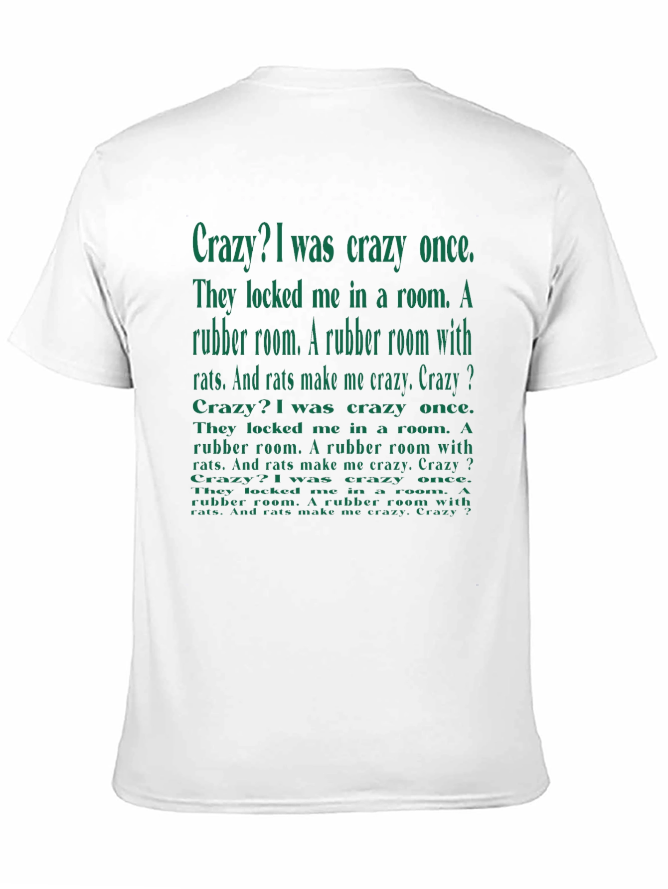 Crazy Rats Rubber Room T-Shirt