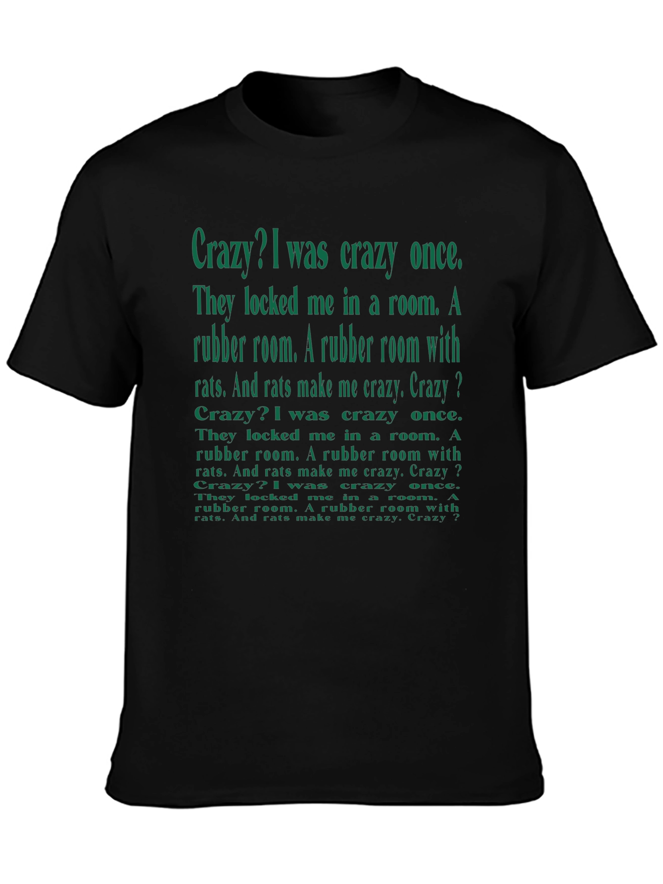Crazy Rats Rubber Room T-Shirt